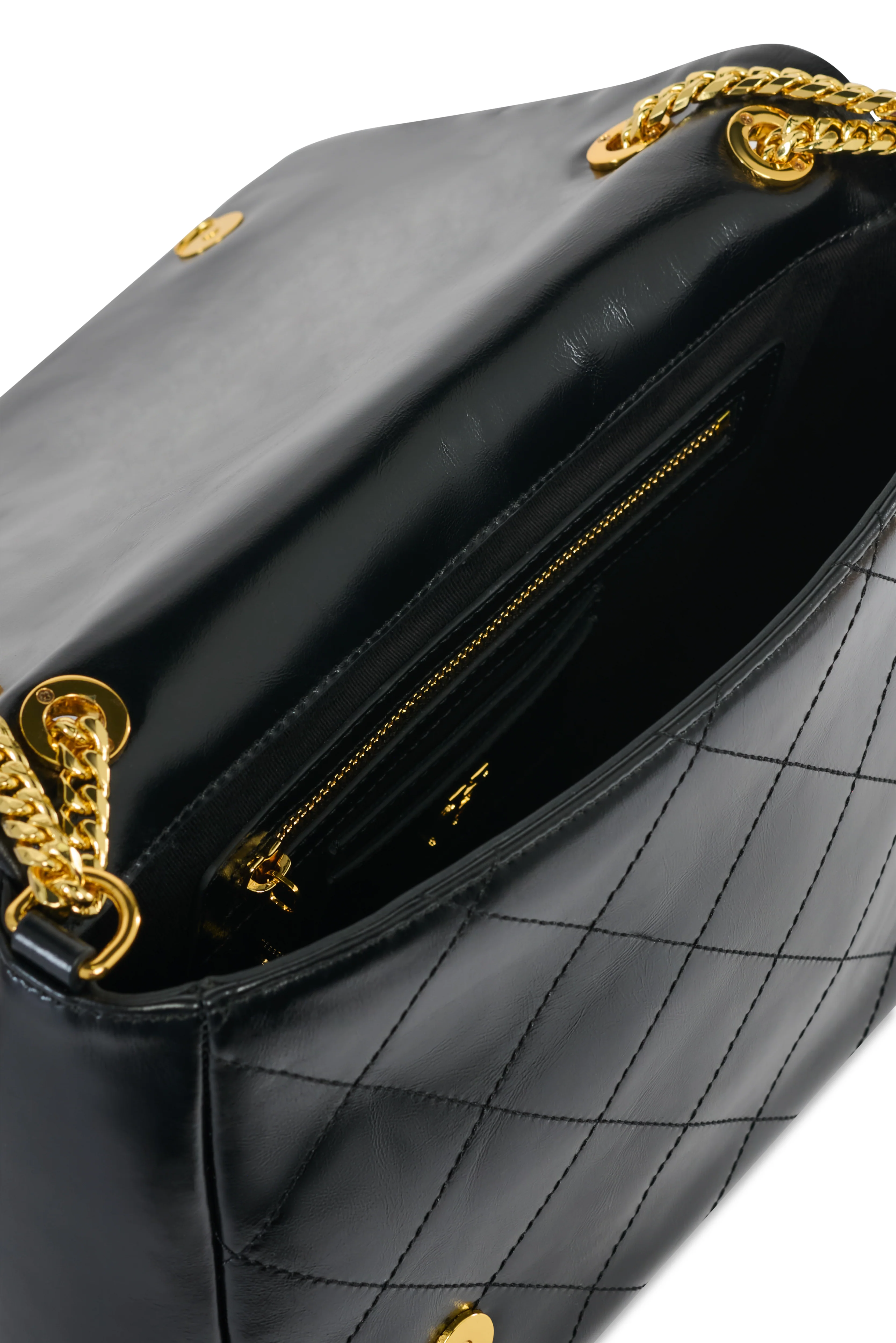 Milan Shoulder Bag (Black) - Image 9