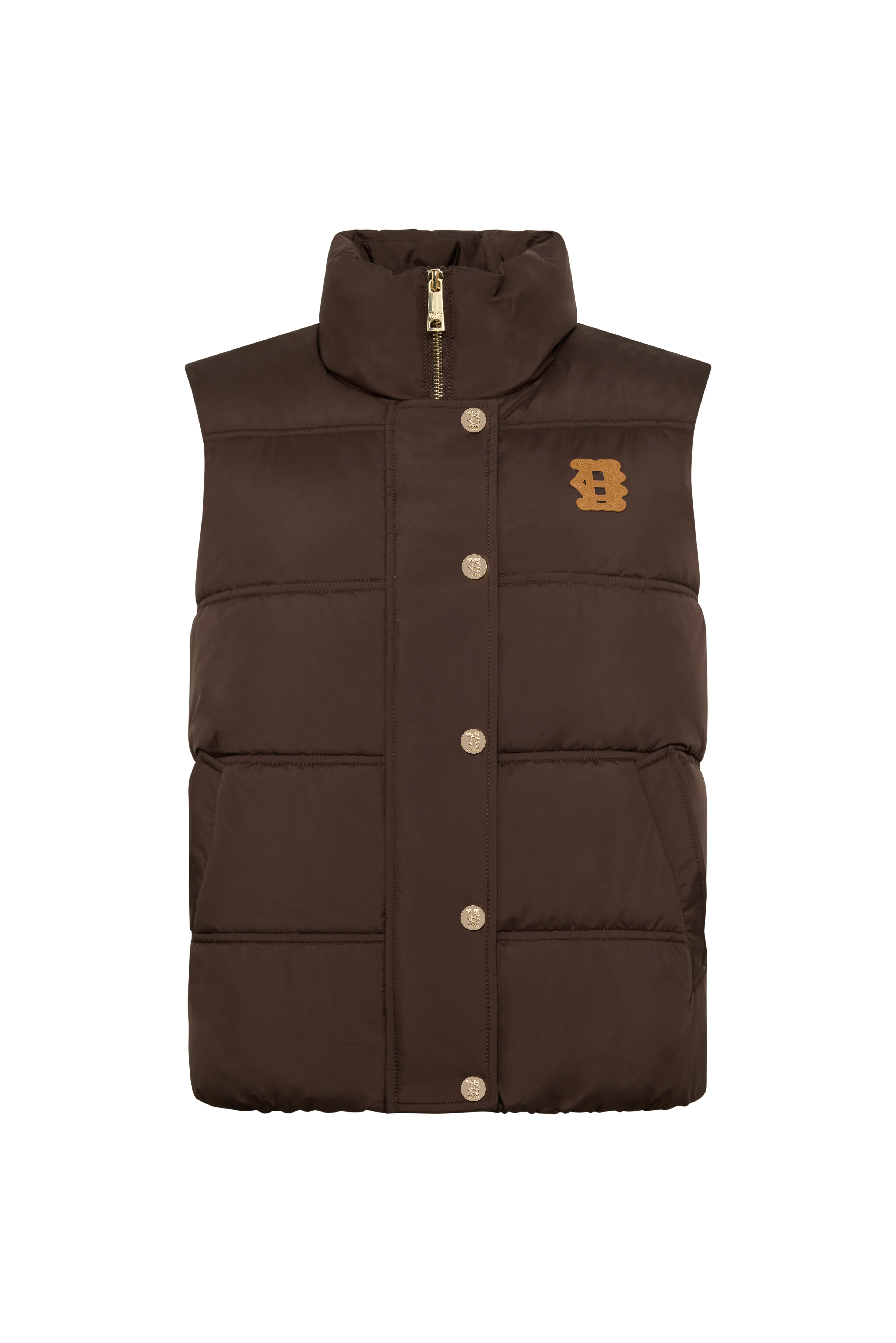 Milton Padded Gilet (Chocolate) - Image 5