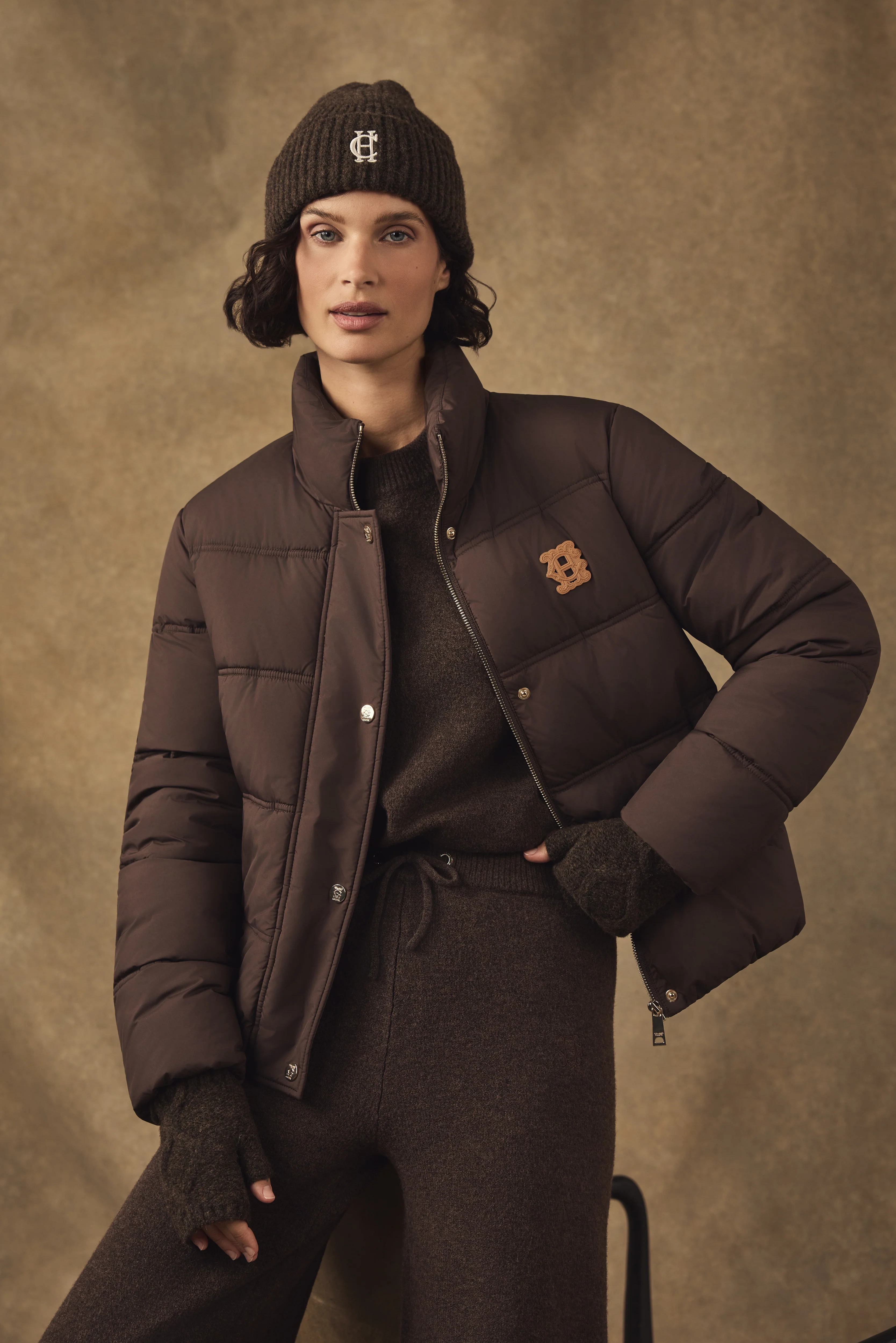 Milton Padded Jacket (Chocolate)