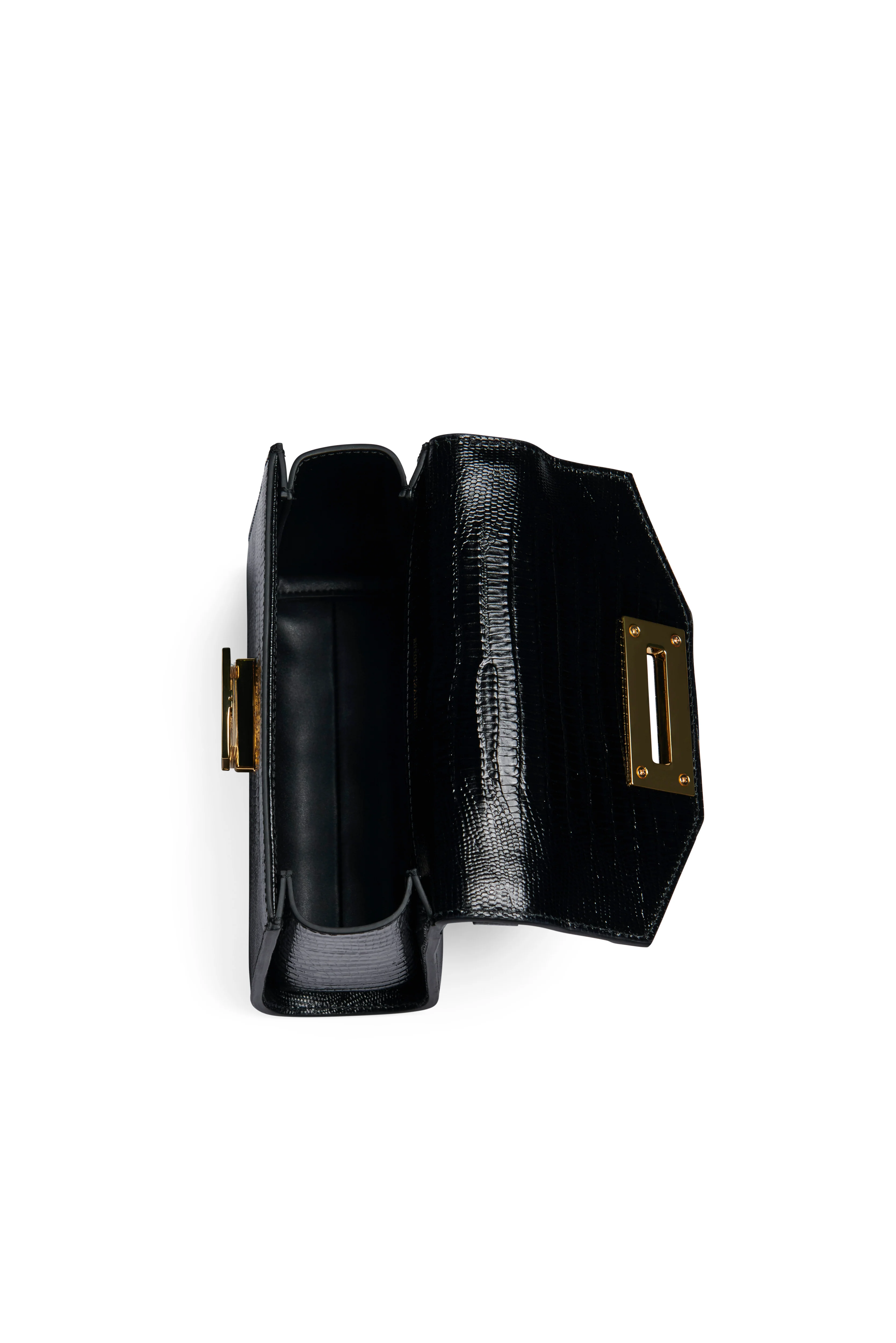 Mini Cheltenham Bag (Black Lizard) - Image 7