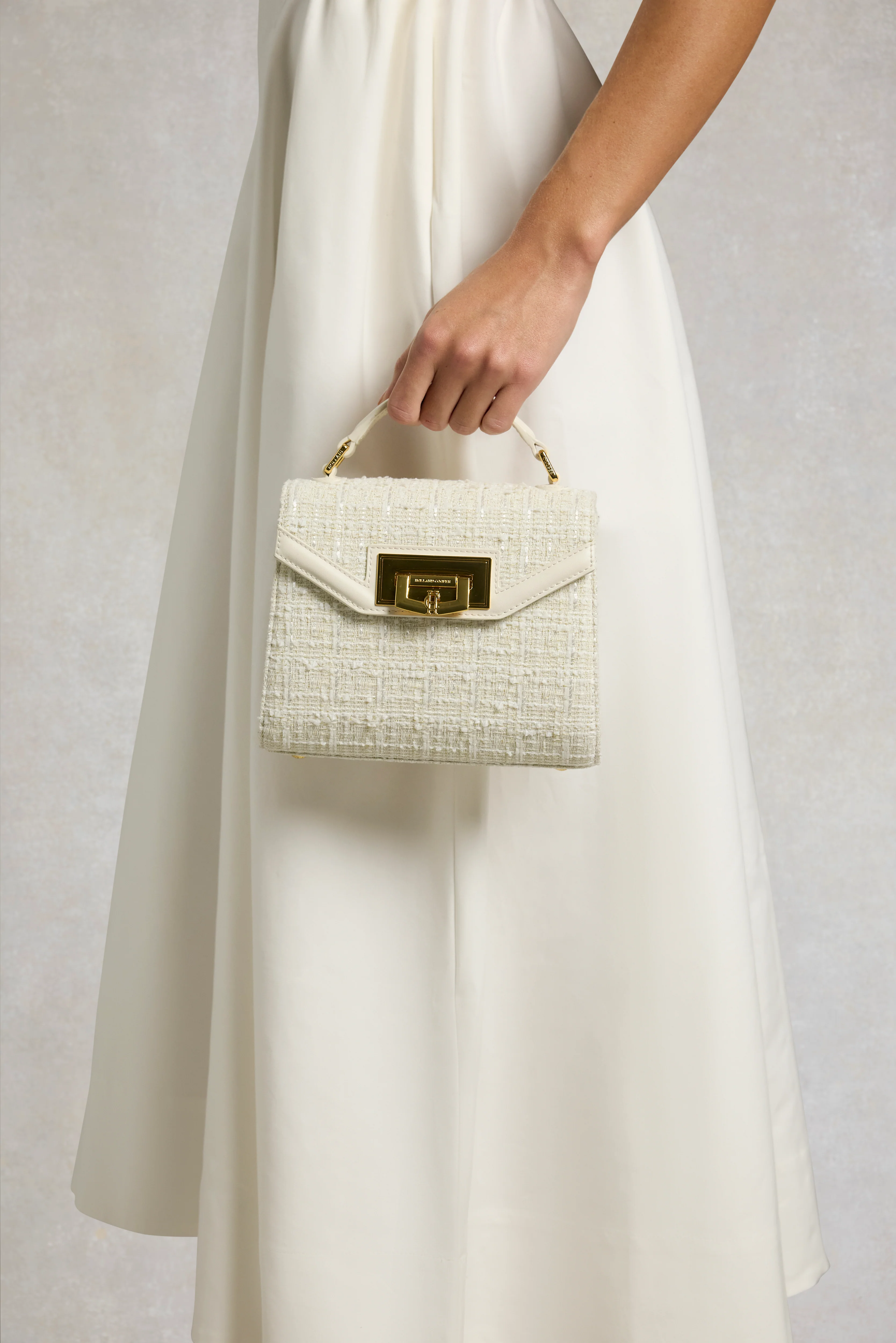 Mini Cheltenham Bag (Cream Boucle) - Image 4