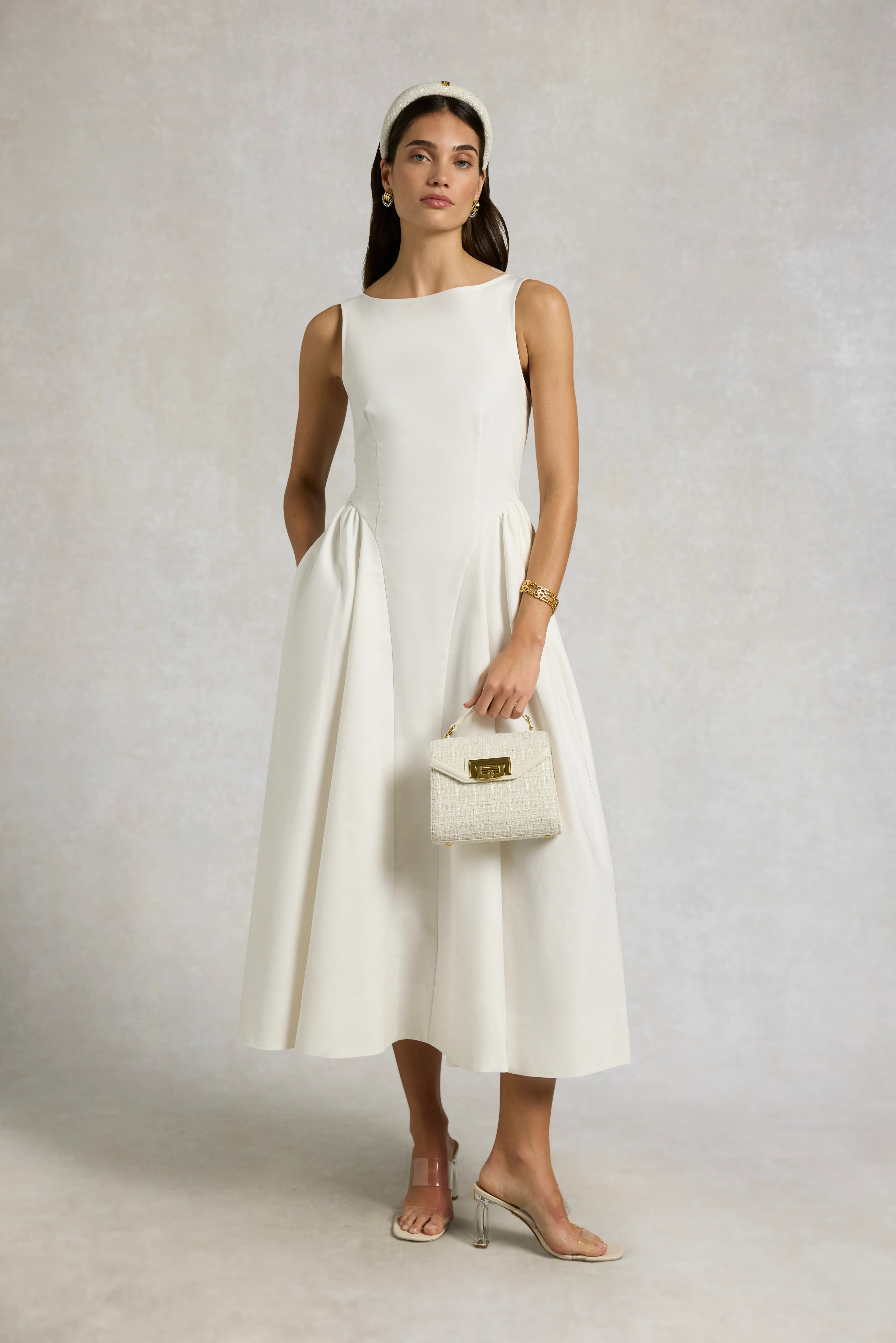Mini Cheltenham Bag (Cream Boucle) - Image 7
