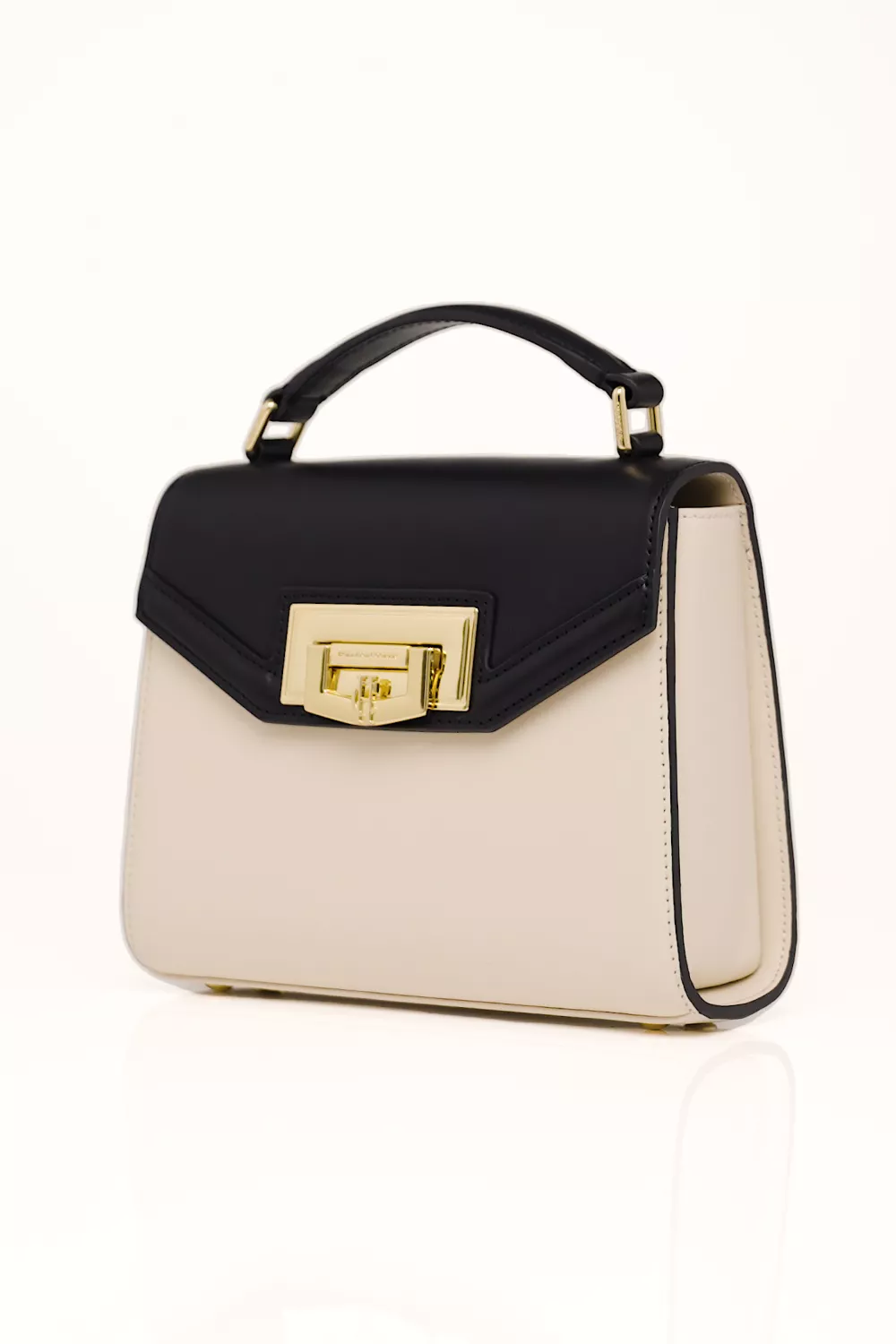 Mini Cheltenham Bag (Cream Navy) - Image 5