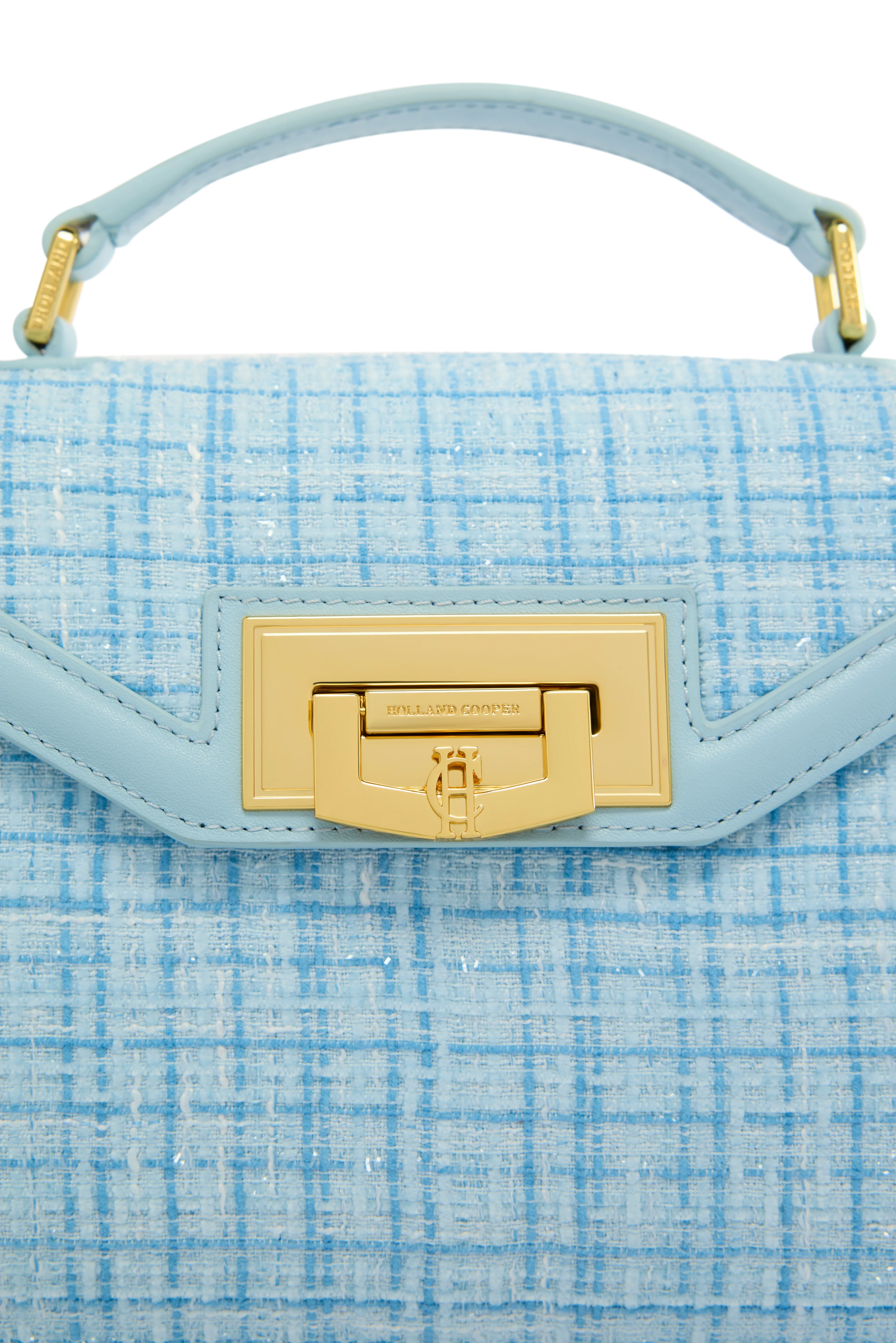 Mini Cheltenham Bag (Ice Blue Boucle) - Image 4