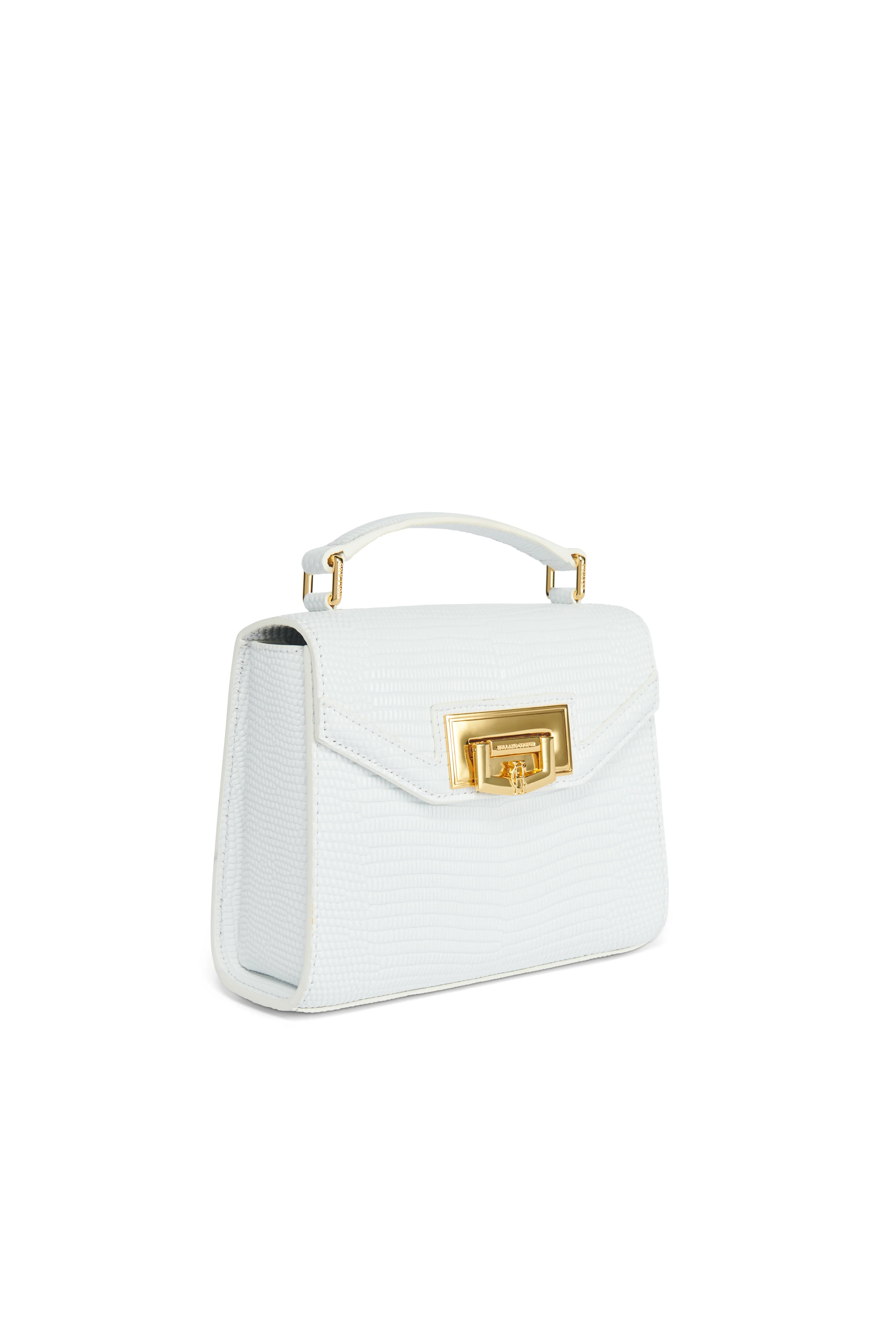 Mini Cheltenham Bag (White Lizard) - Image 4