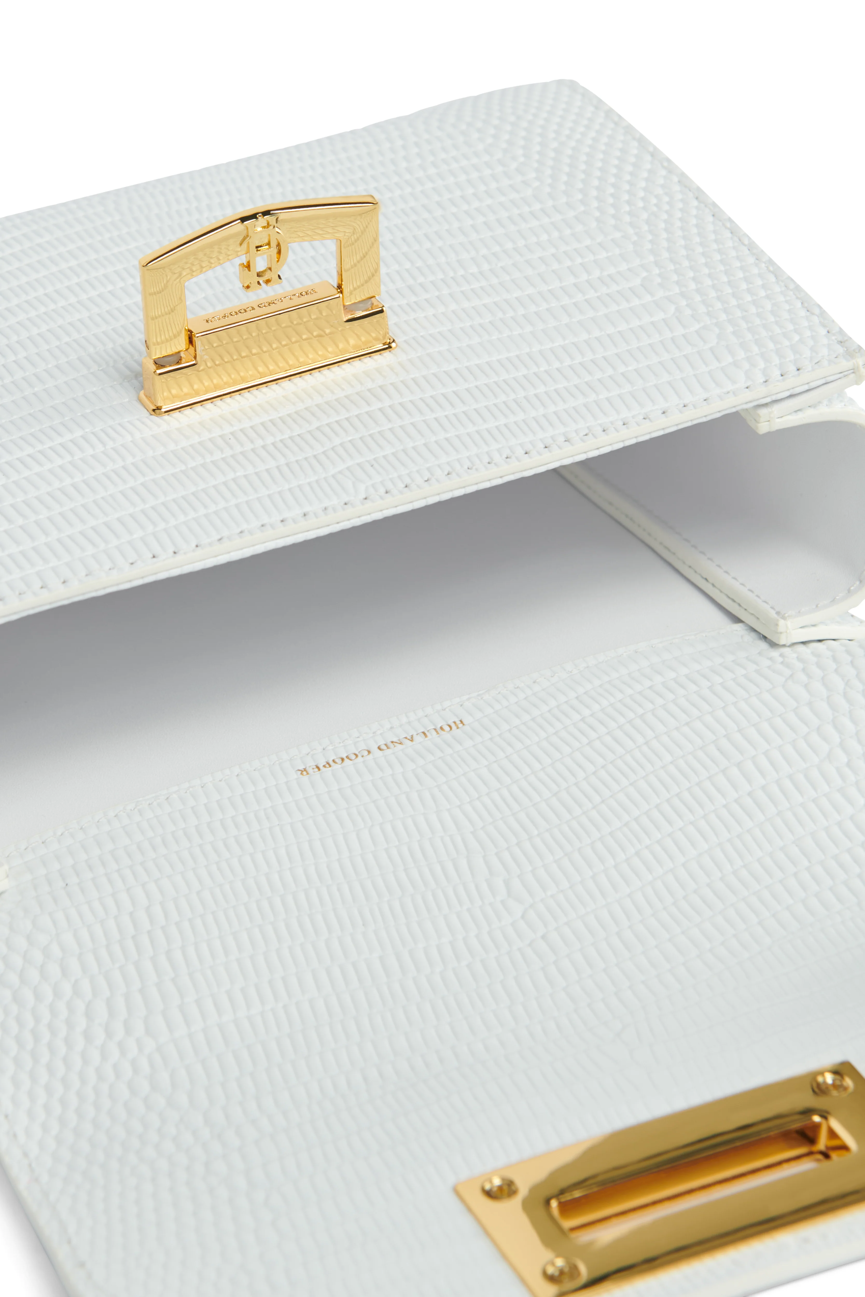 Mini Cheltenham Bag (White Lizard) - Image 7