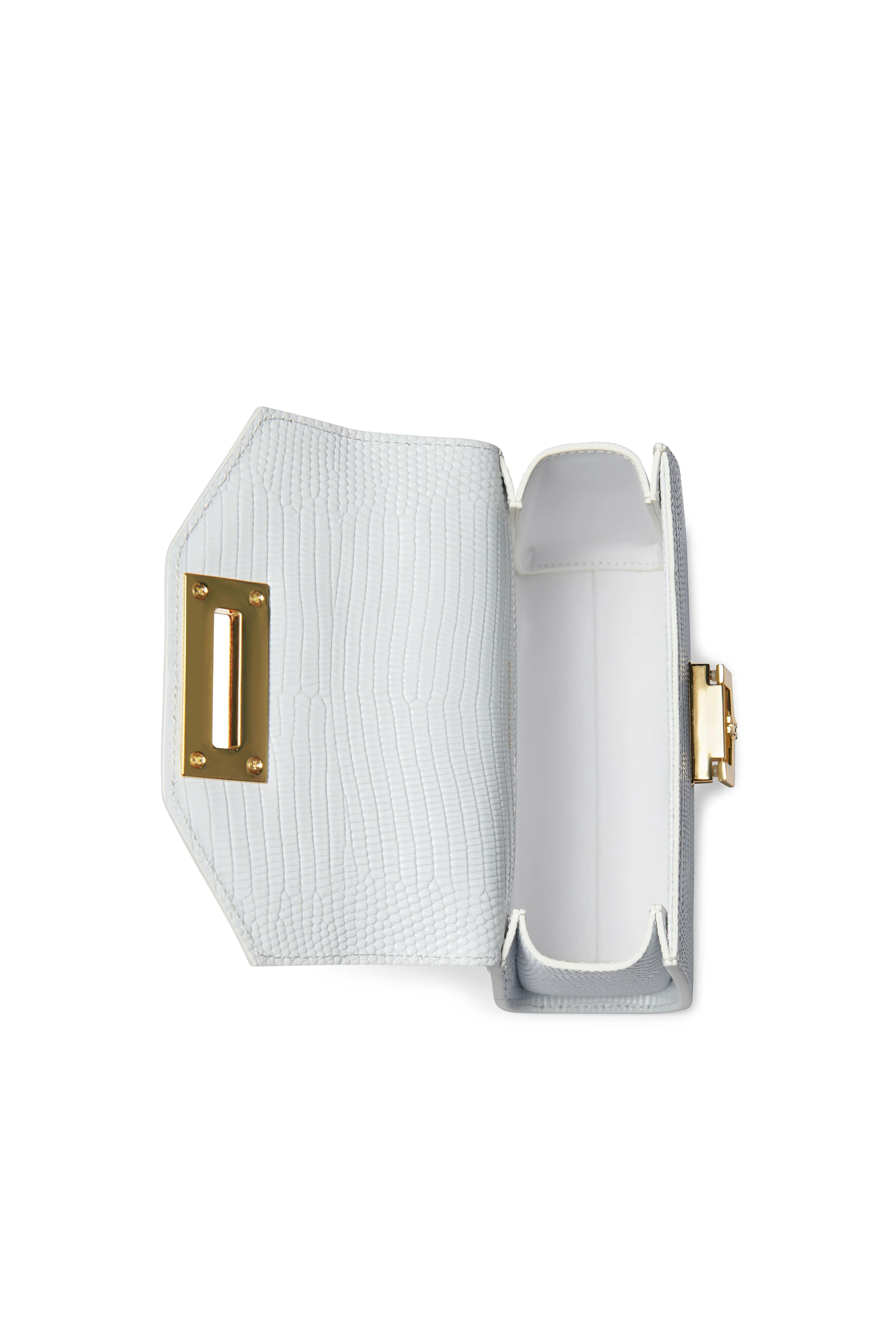 Mini Cheltenham Bag (White Lizard) - Image 8