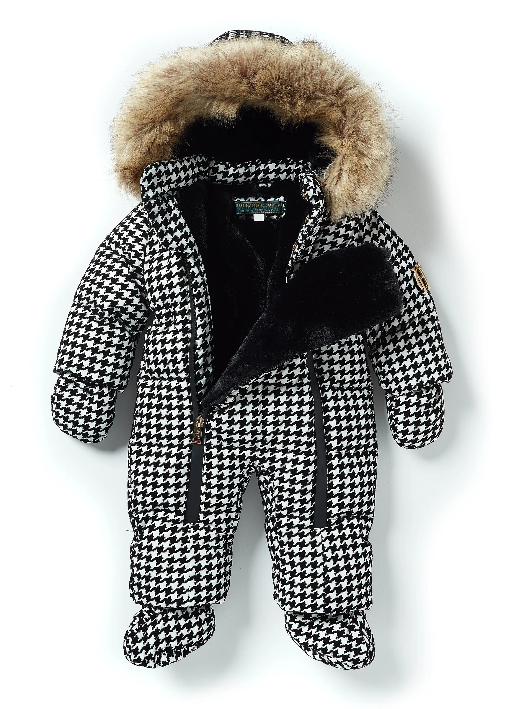 Mini Me - Houndstooth Snowsuit - Image 4