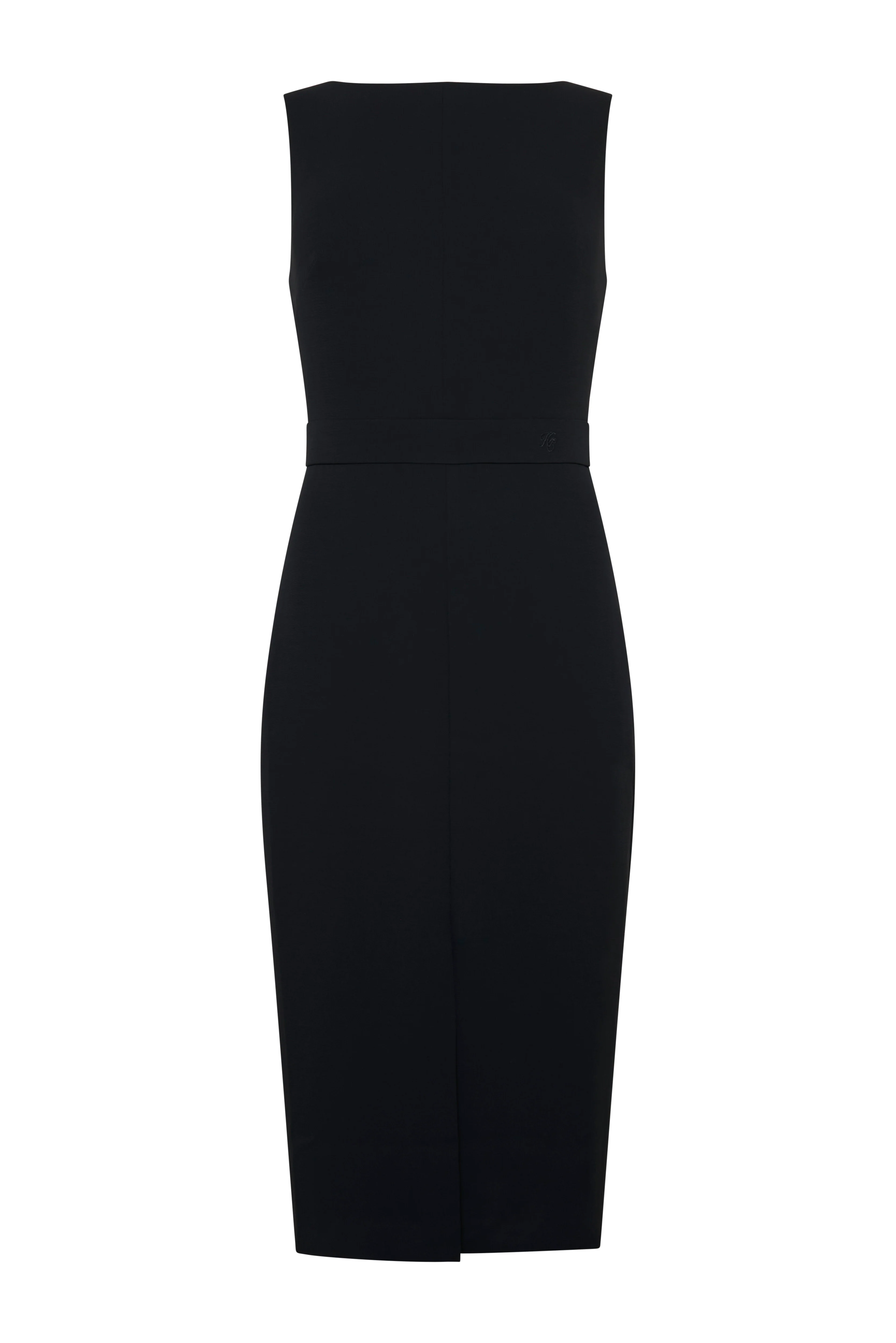 Mira Midi Dress (Black) - Image 8