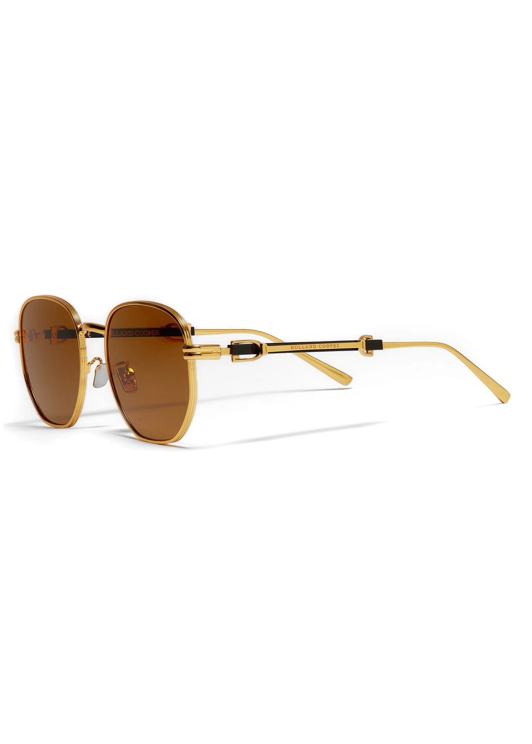 Monaco Sunglasses (Gold) - Image 7