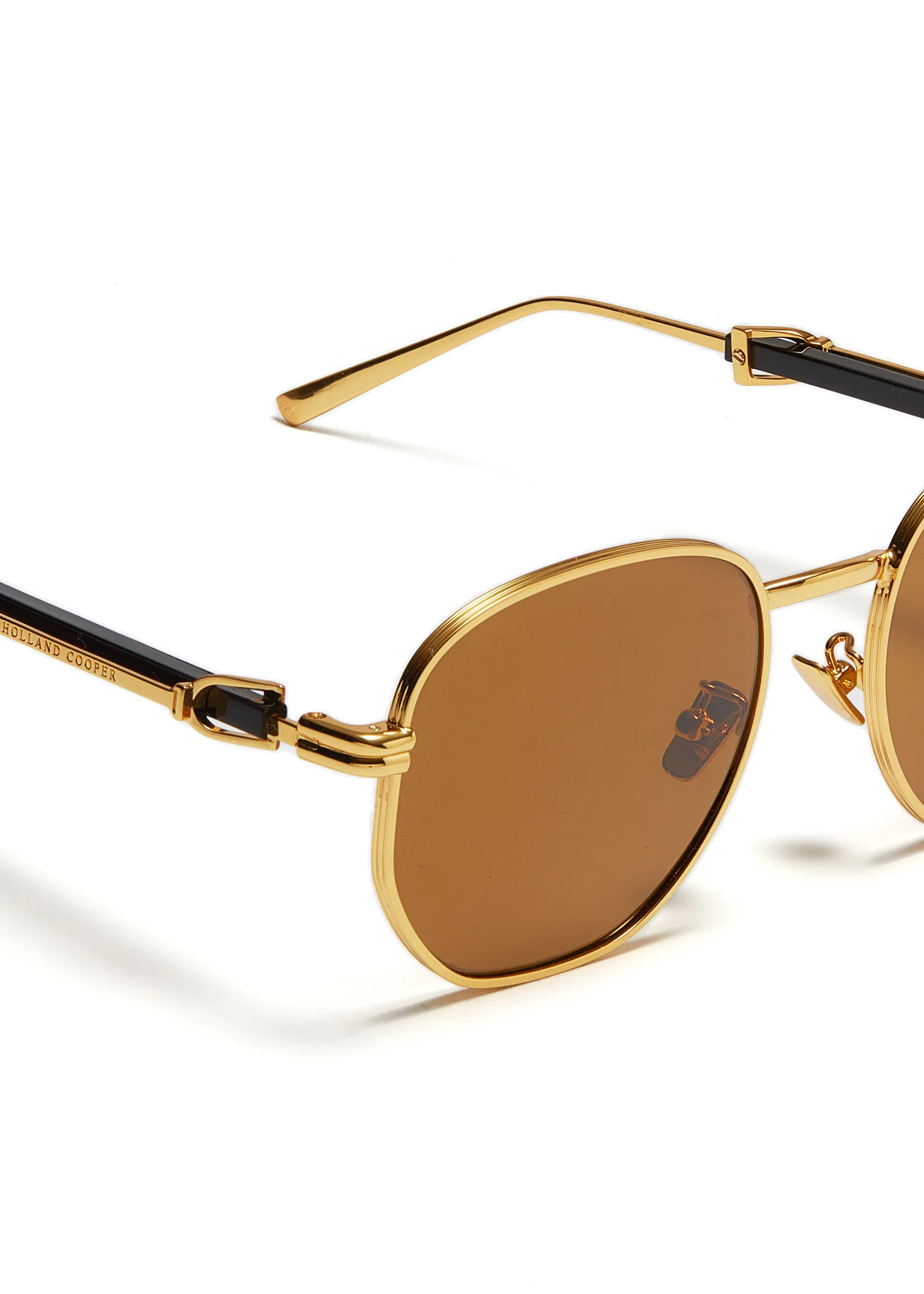 Monaco Sunglasses (Gold) - Image 9