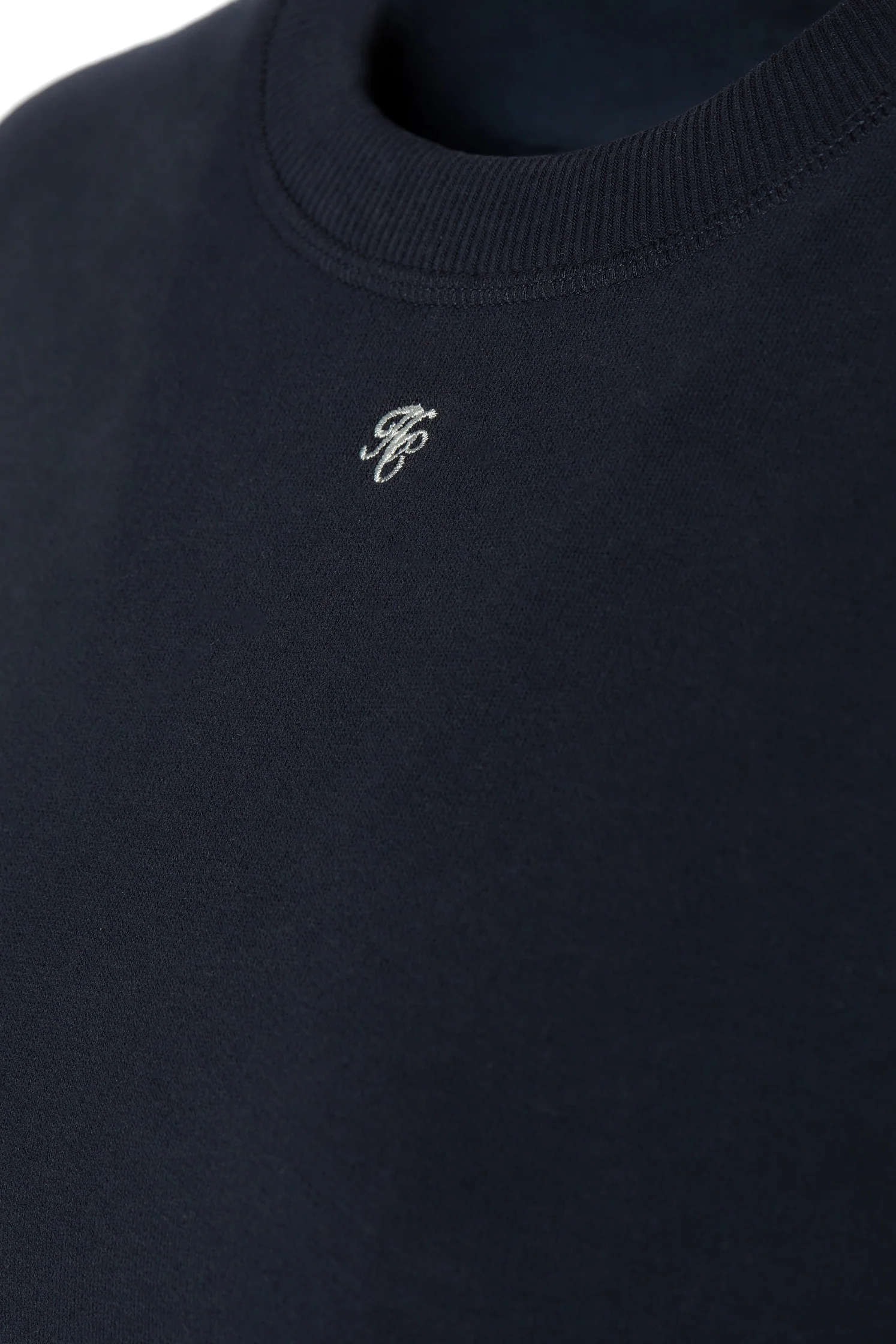 Monogram Crew Neck Sweat (Ink Navy) - Image 10