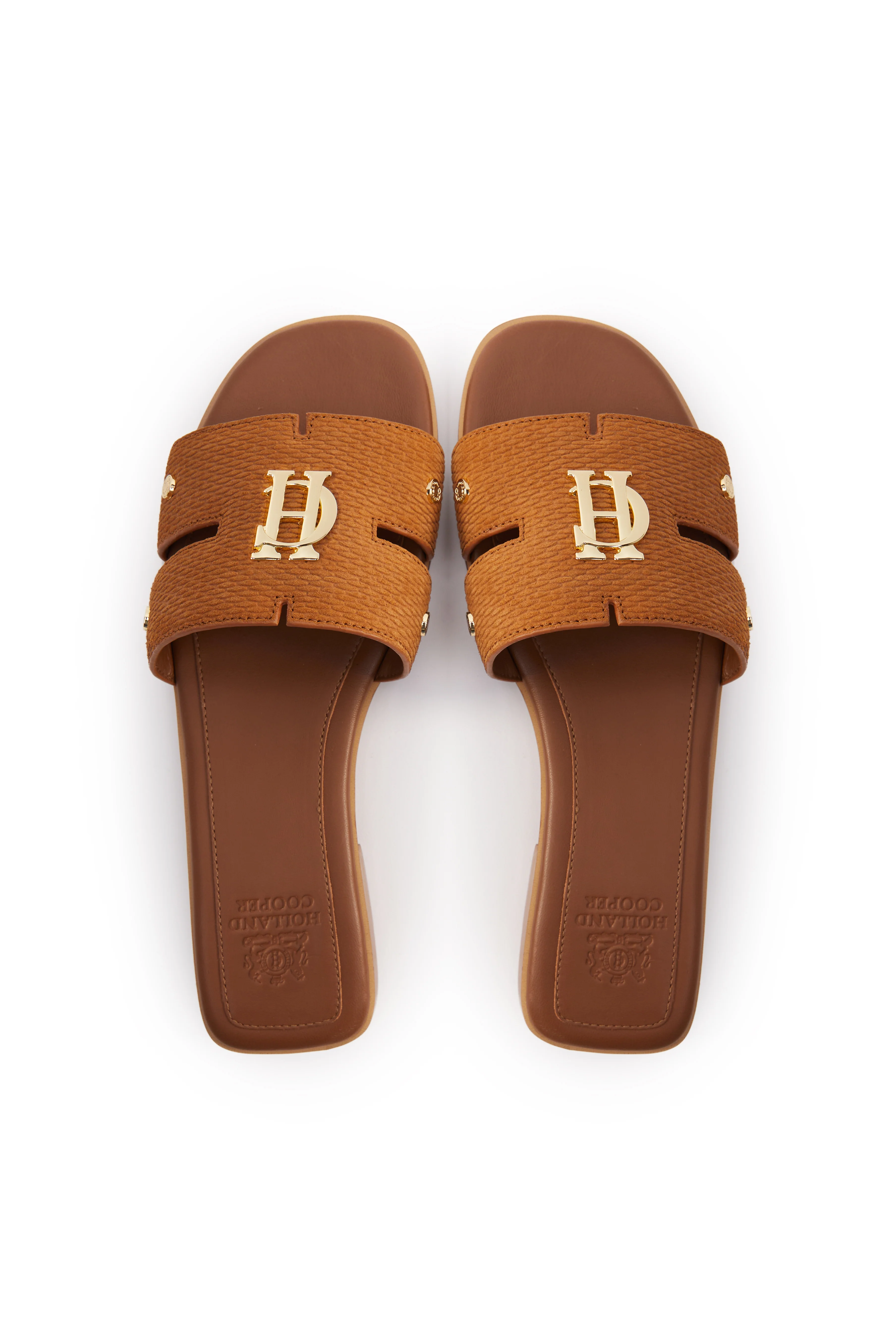 Monogram Slides (Tan Suede) - Image 10