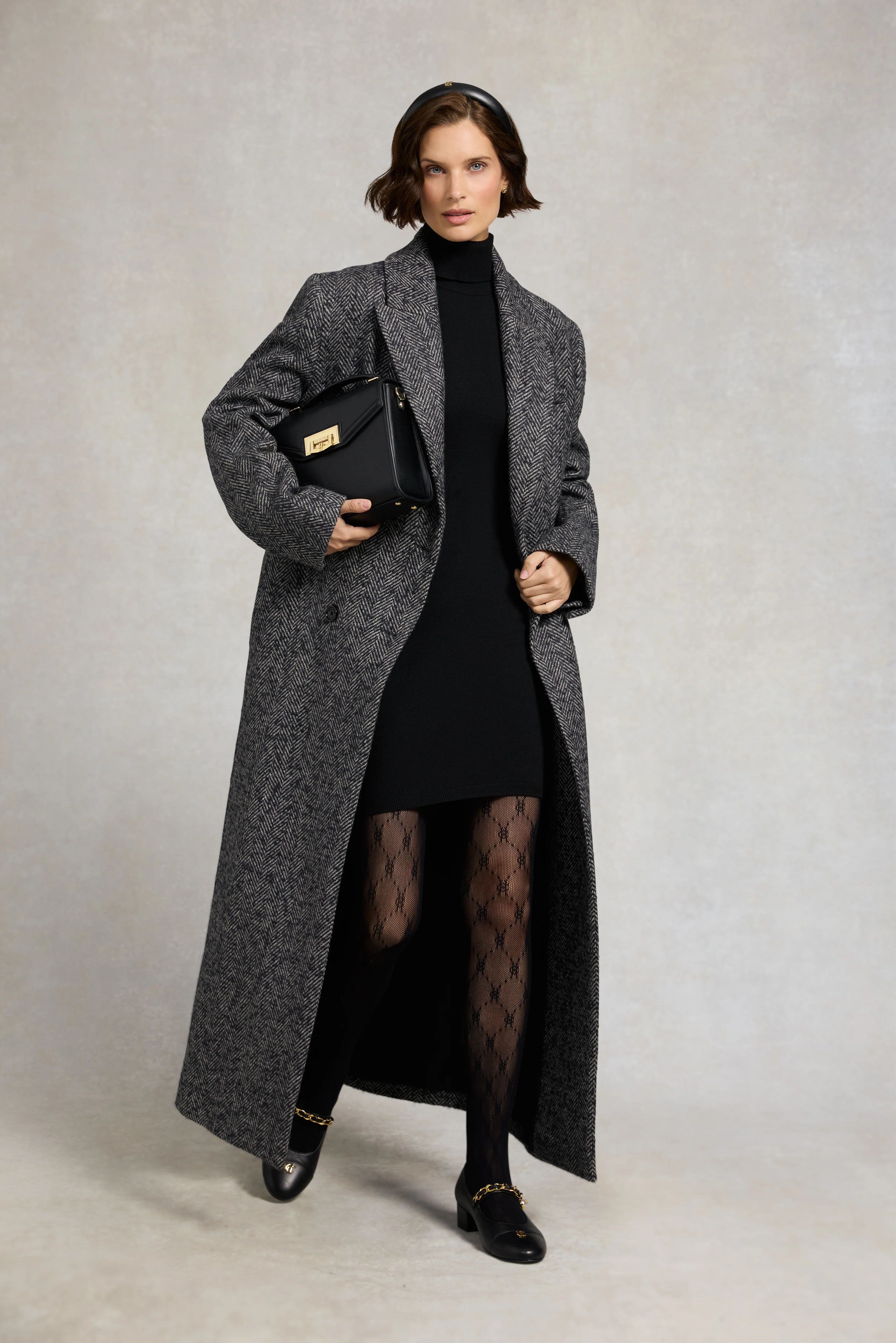 Monogram Tights (Black) - Image 3