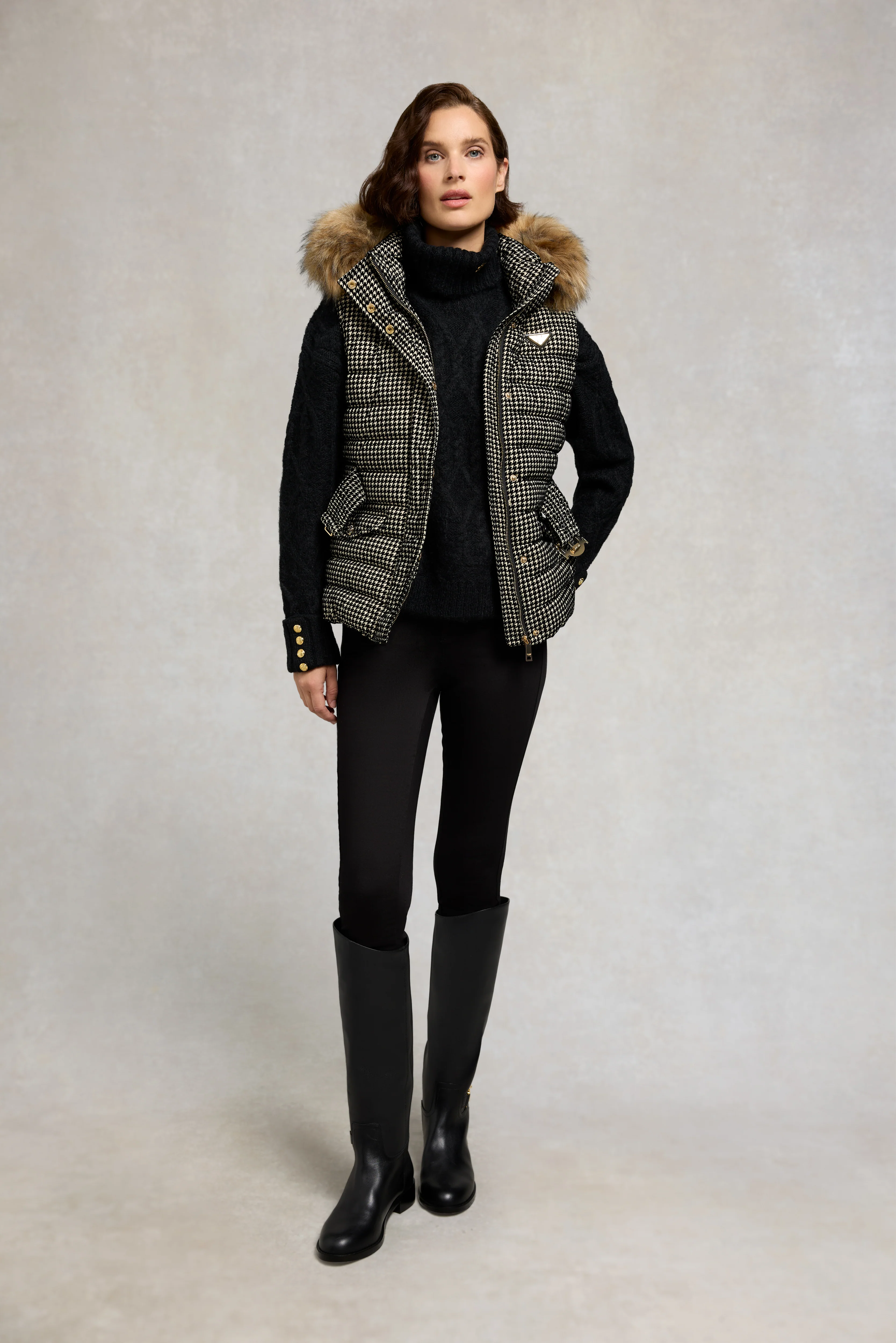 Moritz Gilet (Ecru Mini Flock) - Image 3