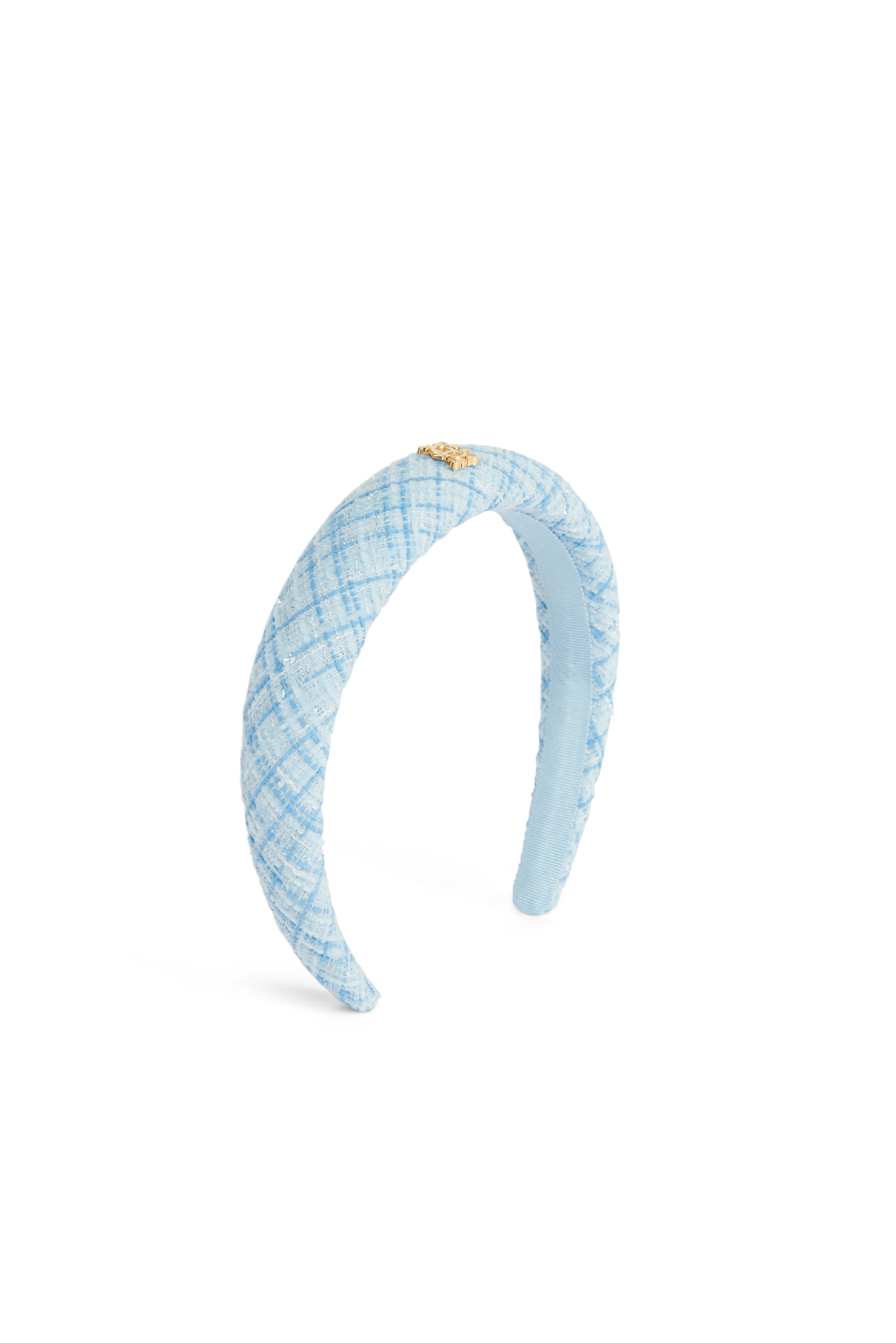 Narrow Headband (Ice Blue Boucle) - Image 5