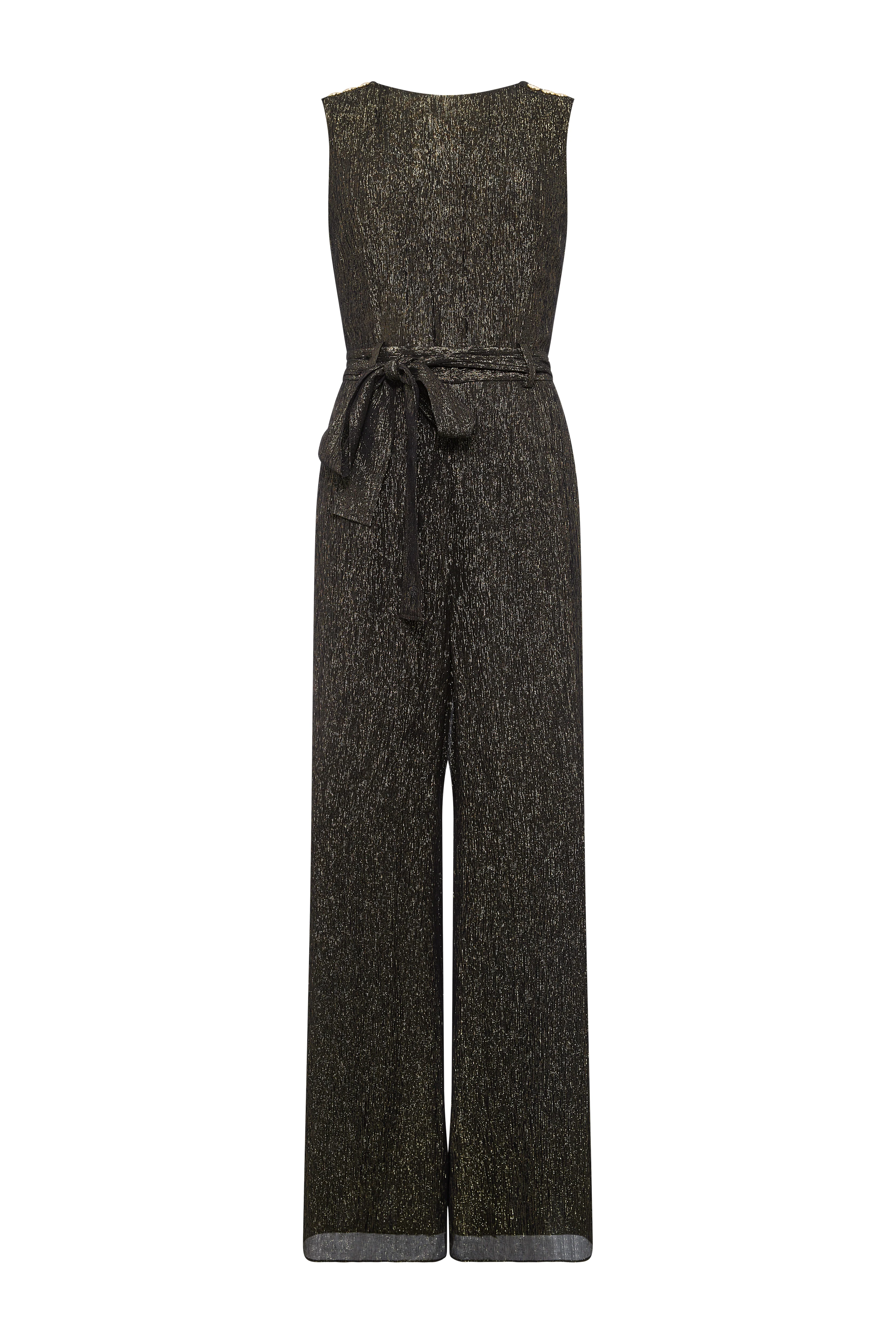Nicole Jumpsuit (Gold Sparkle) - Image 6