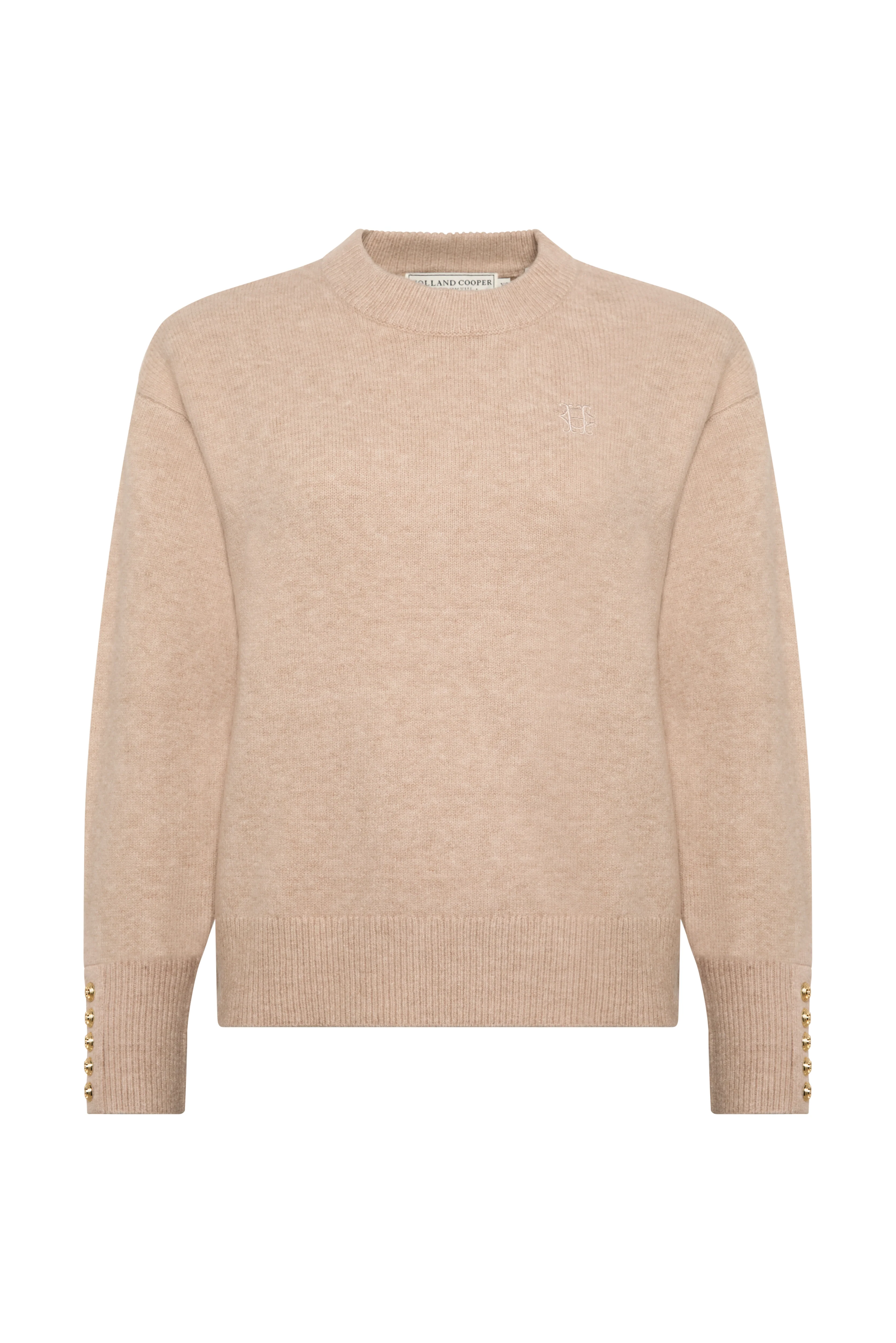 Nina Crew Neck Knit (Toffee Marl) - Image 4