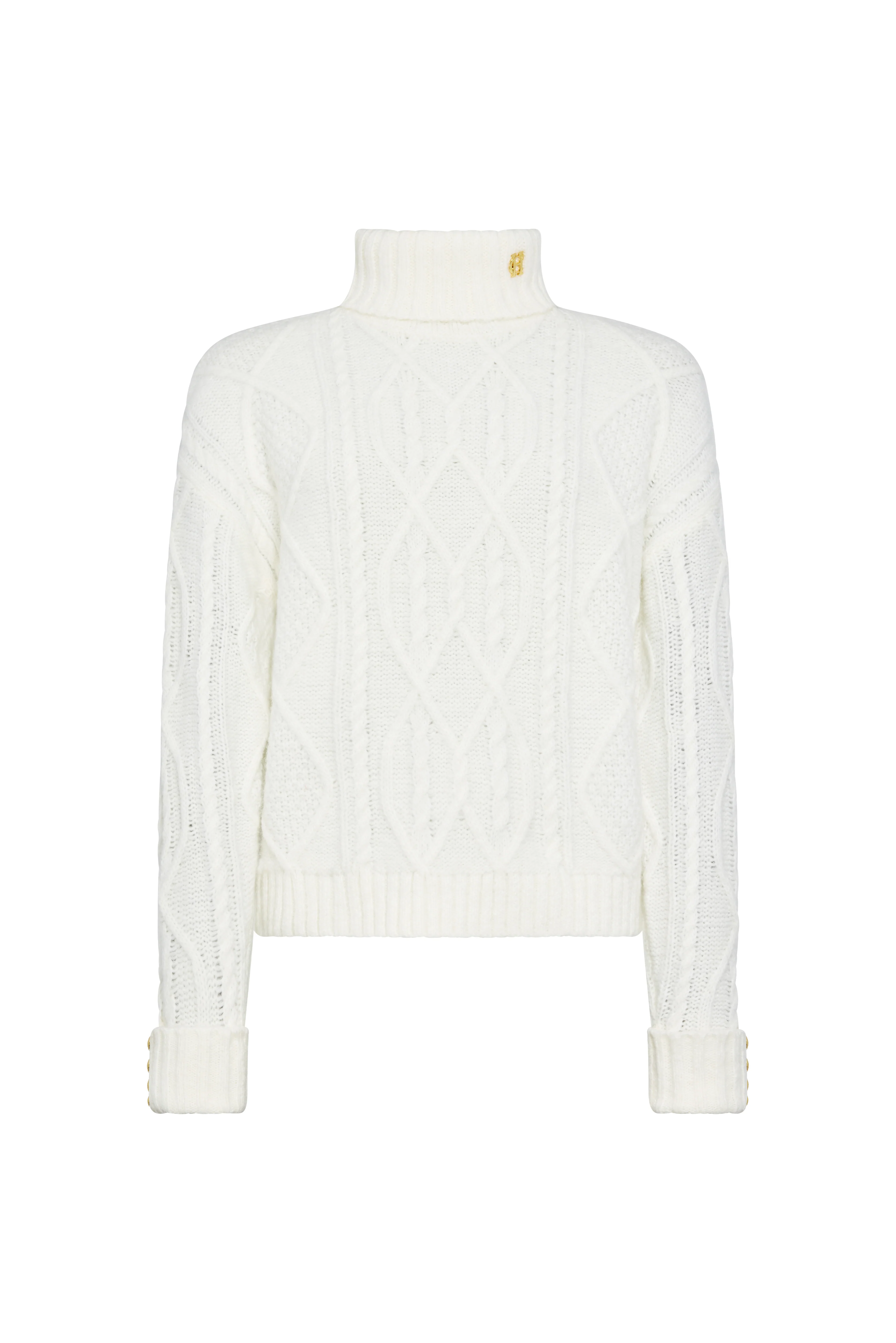 Noveli Roll Neck Knit (Natural) - Image 4