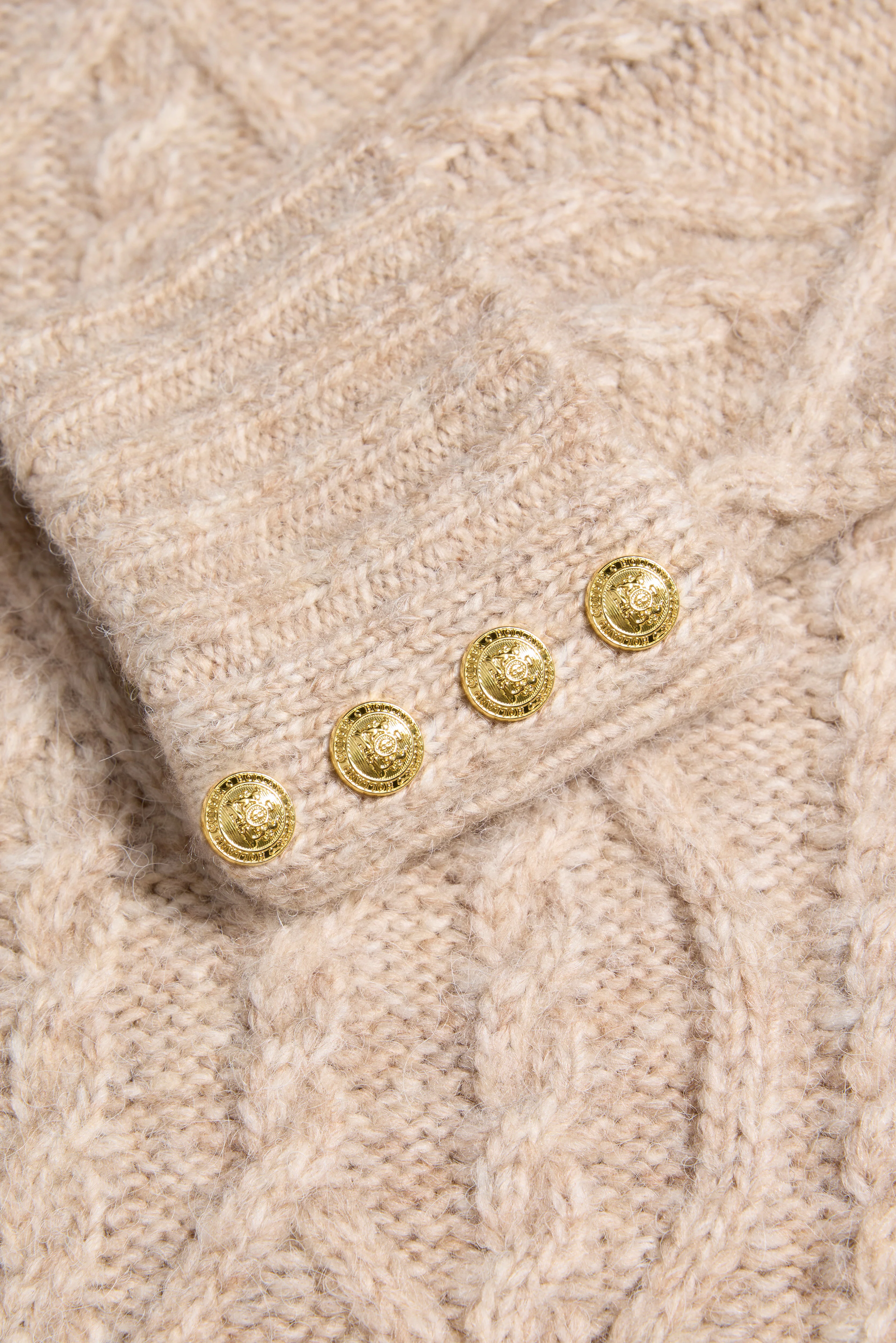 Noveli Roll Neck Knit (Taupe) - Image 9