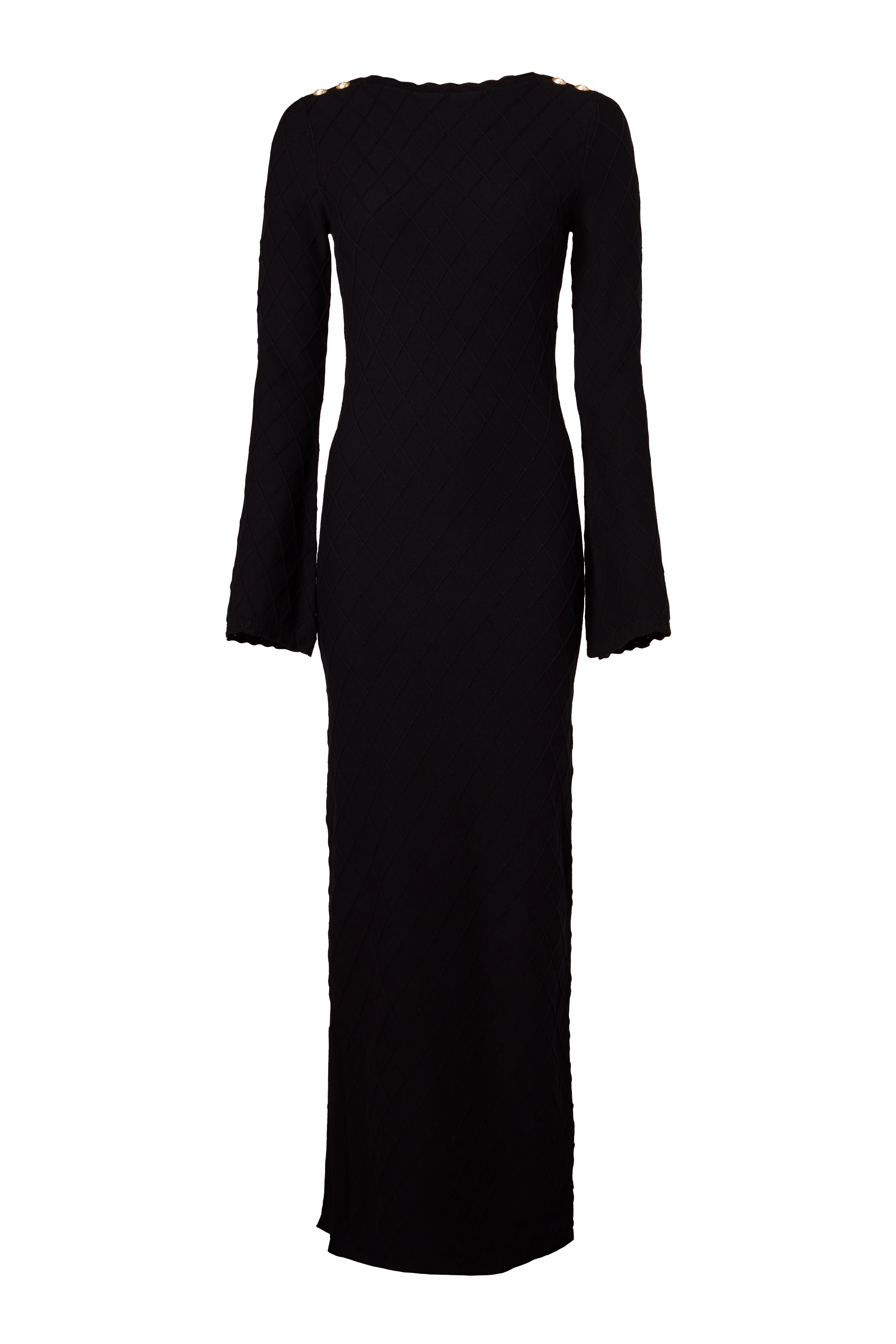 Olive Maxi Dress (Black) - Image 4