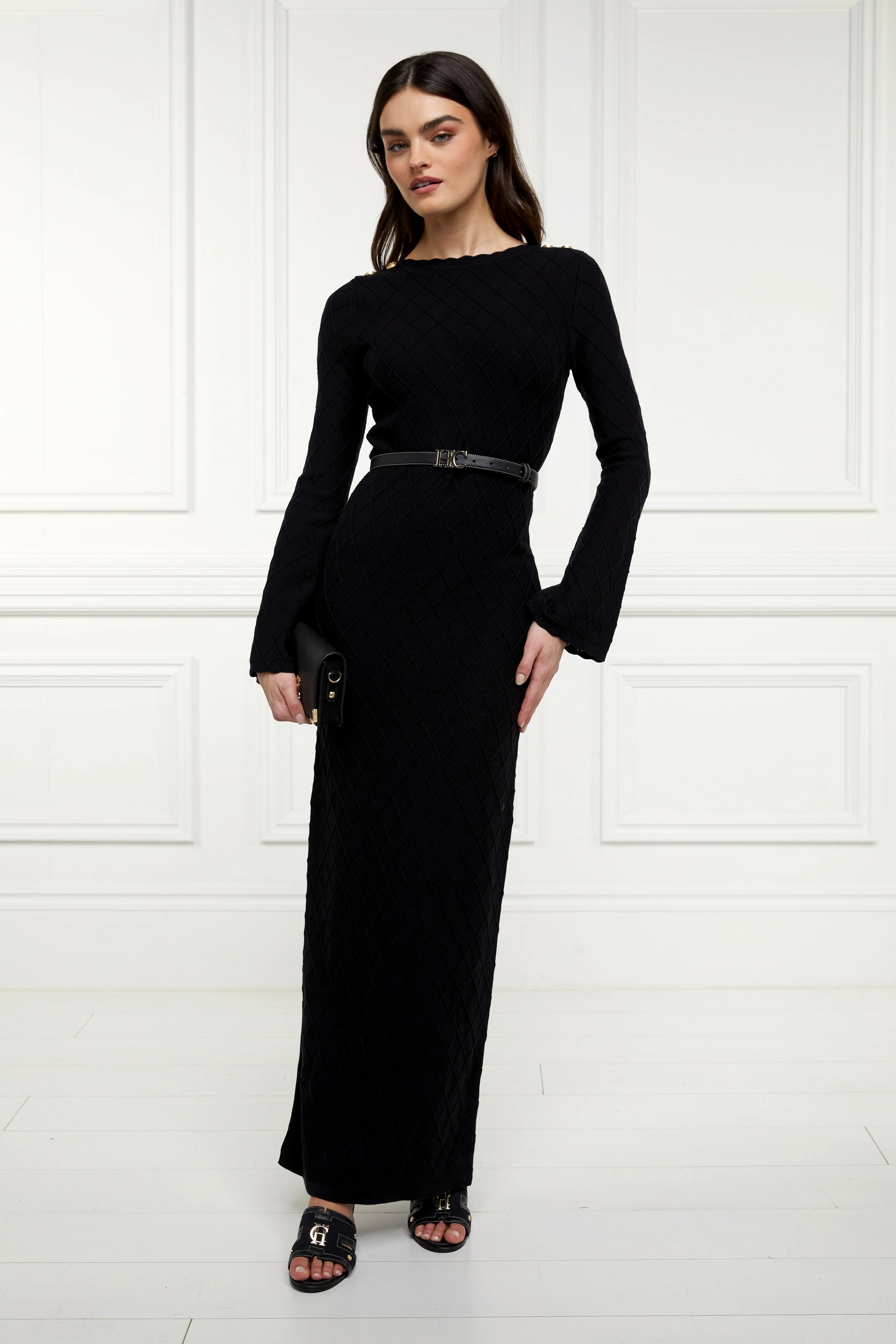 Olive Maxi Dress (Black) - Image 5