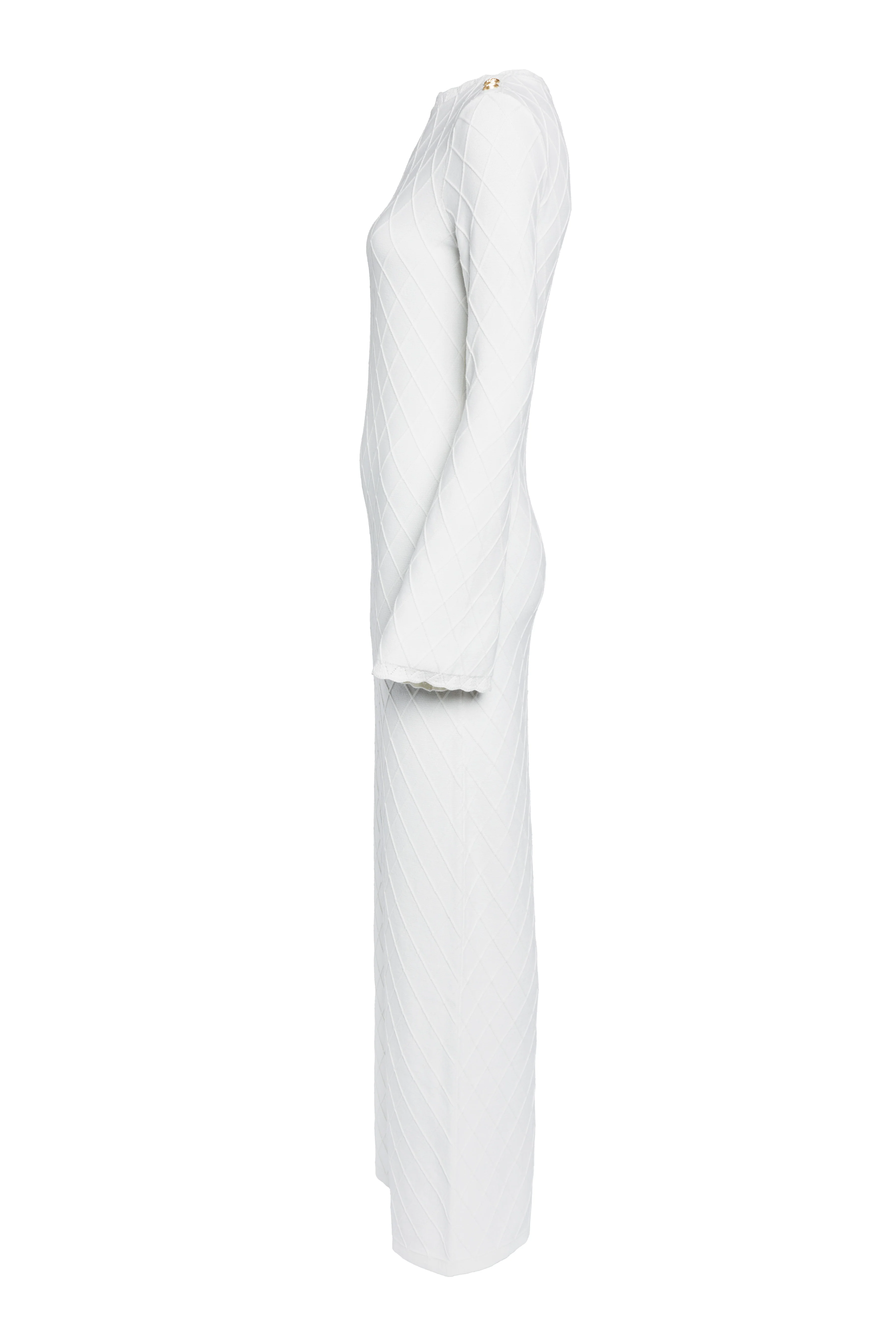 Olive Maxi Dress (White) - Image 9