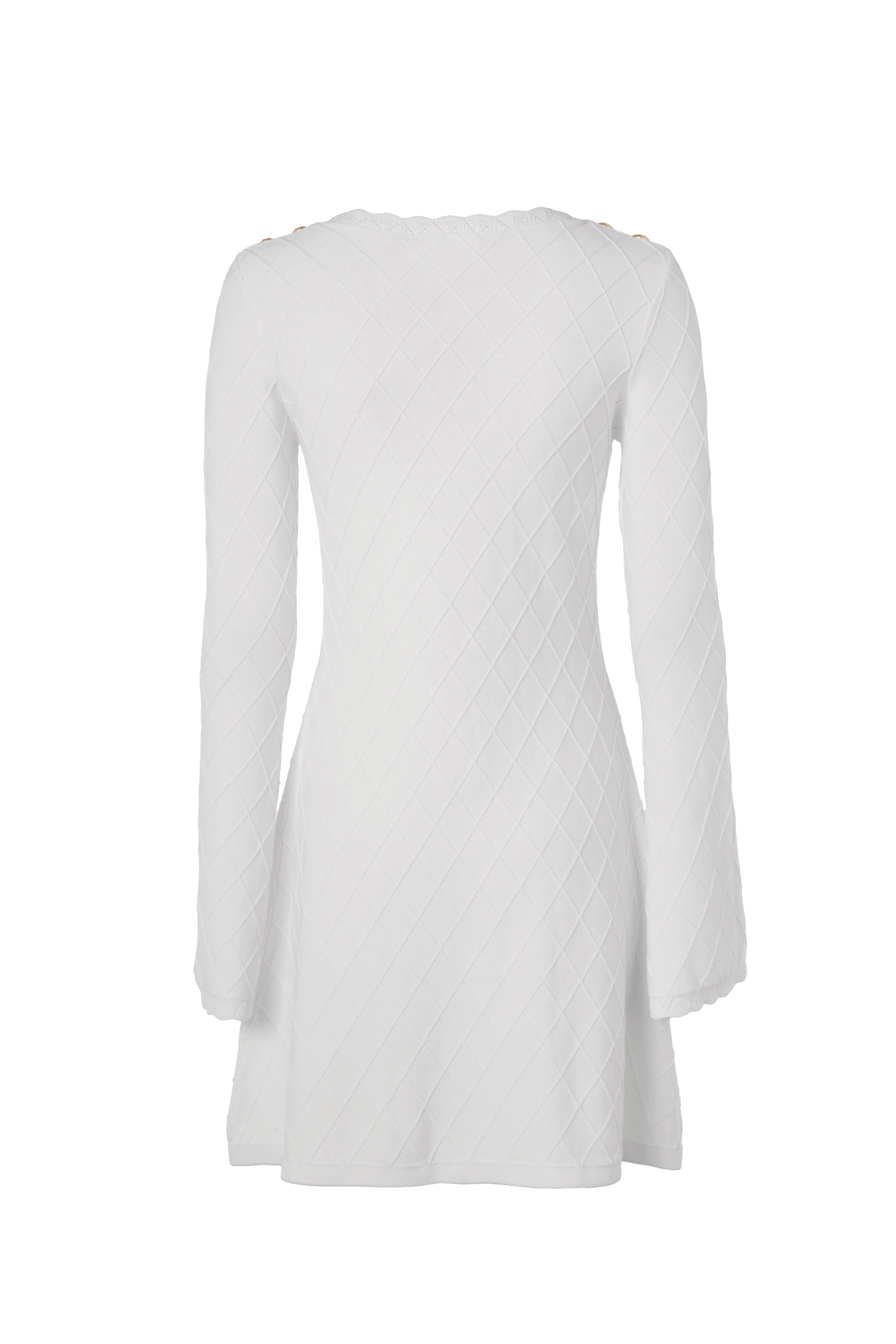 Olive Mini Dress (White) - Image 6