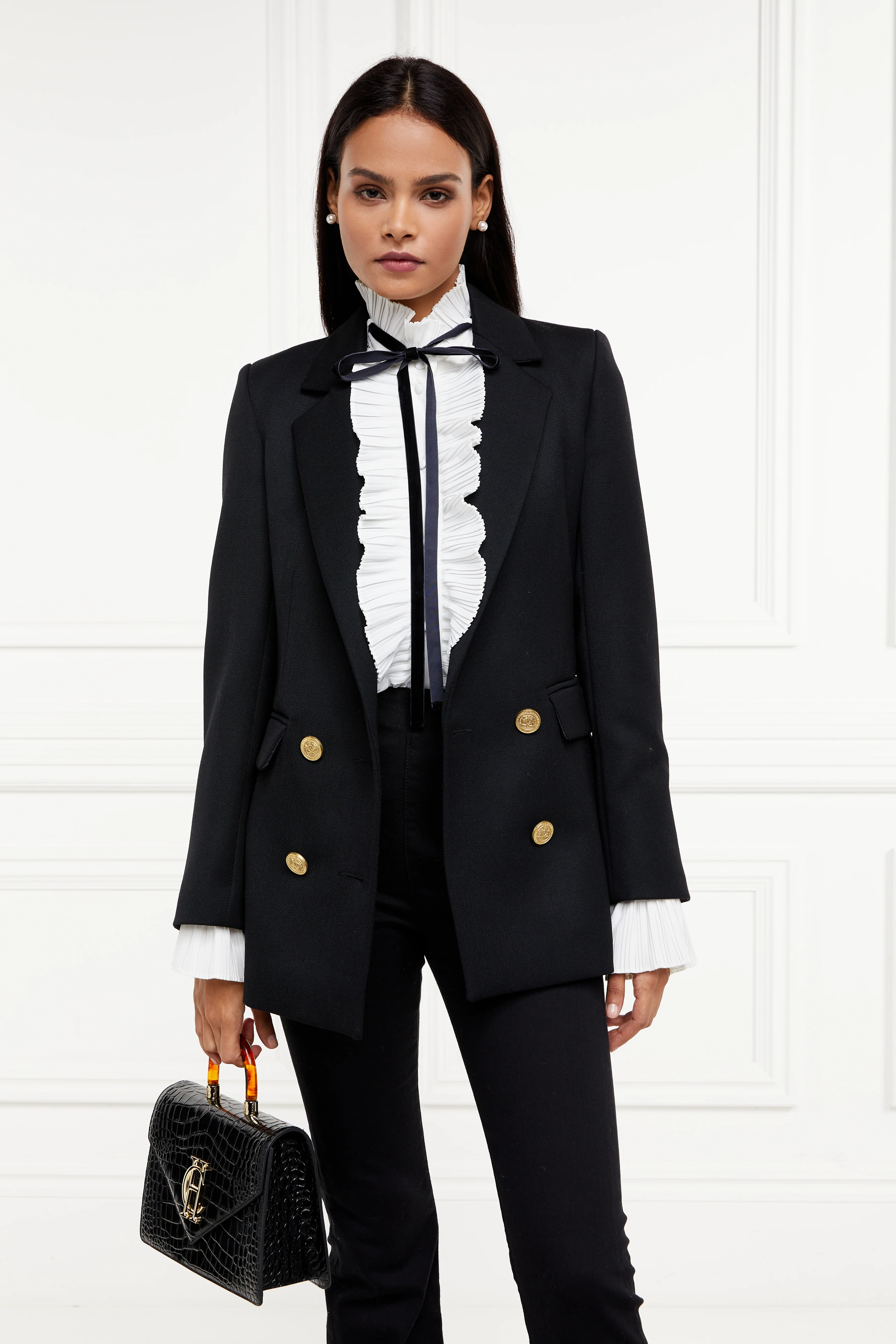 Olivia Tie Shirt (White) - Image 10