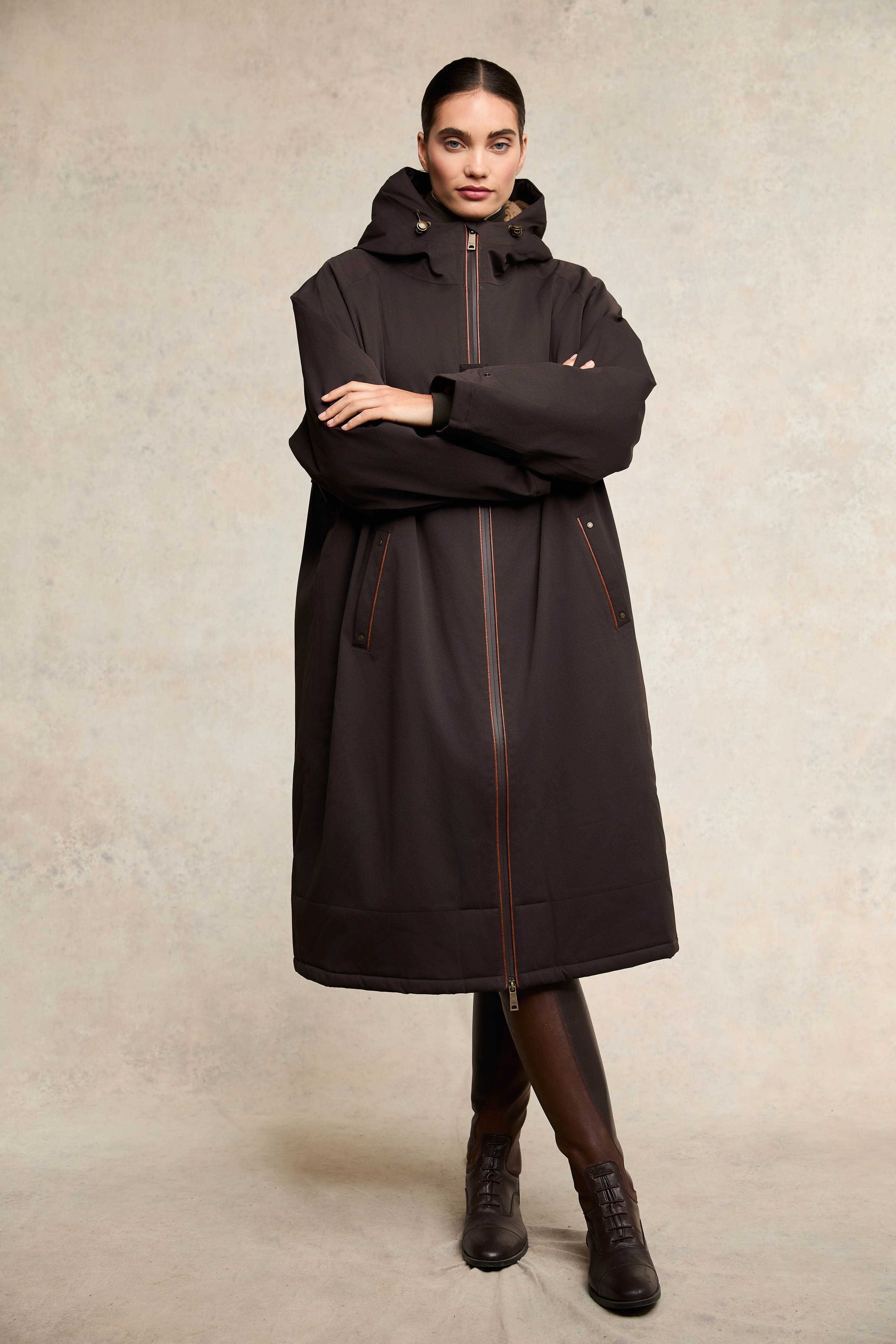 One-Size Waterproof Coat (Chocolate) - Image 12
