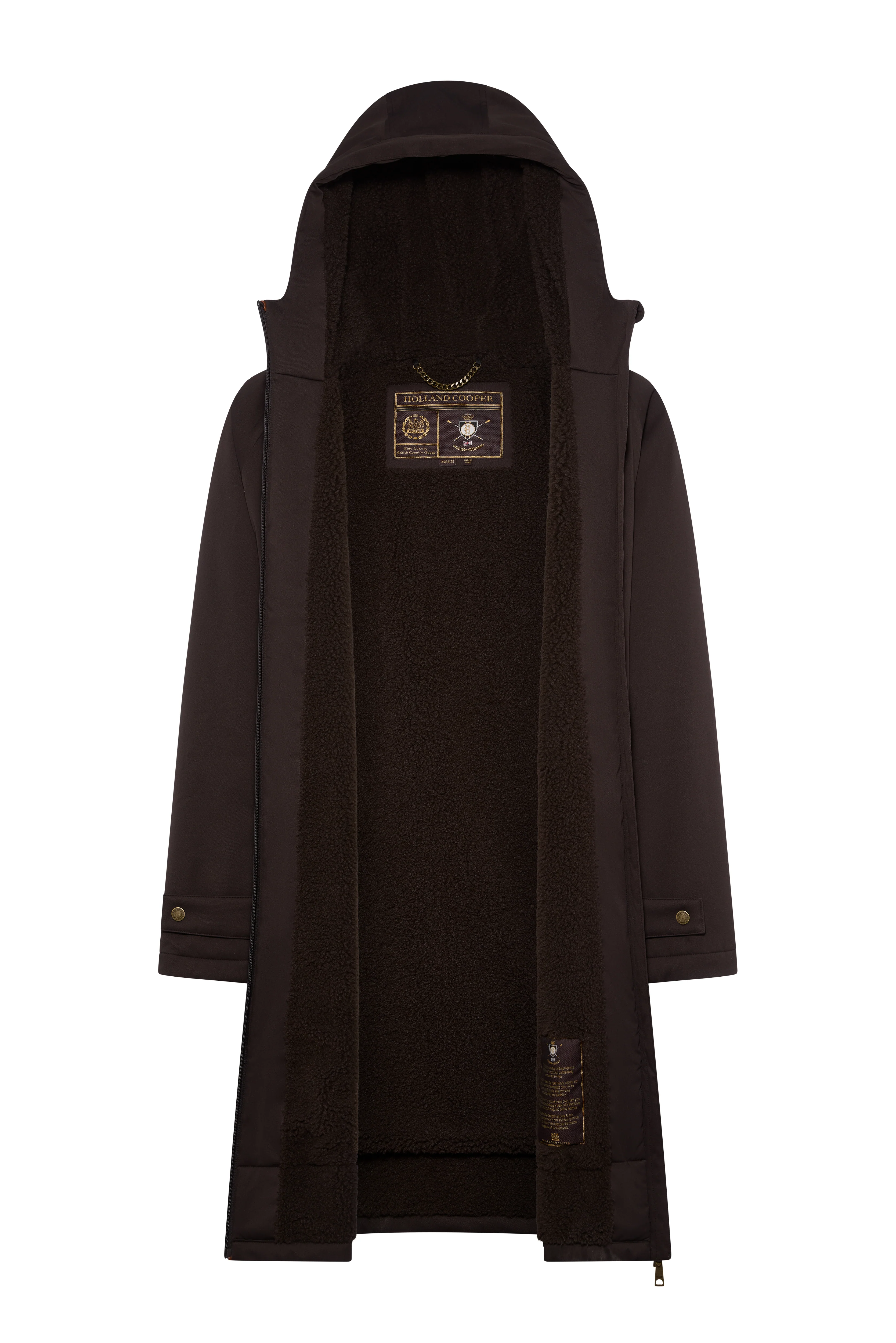 Men's One-Size Waterproof Coat (Chocolate) - Image 7