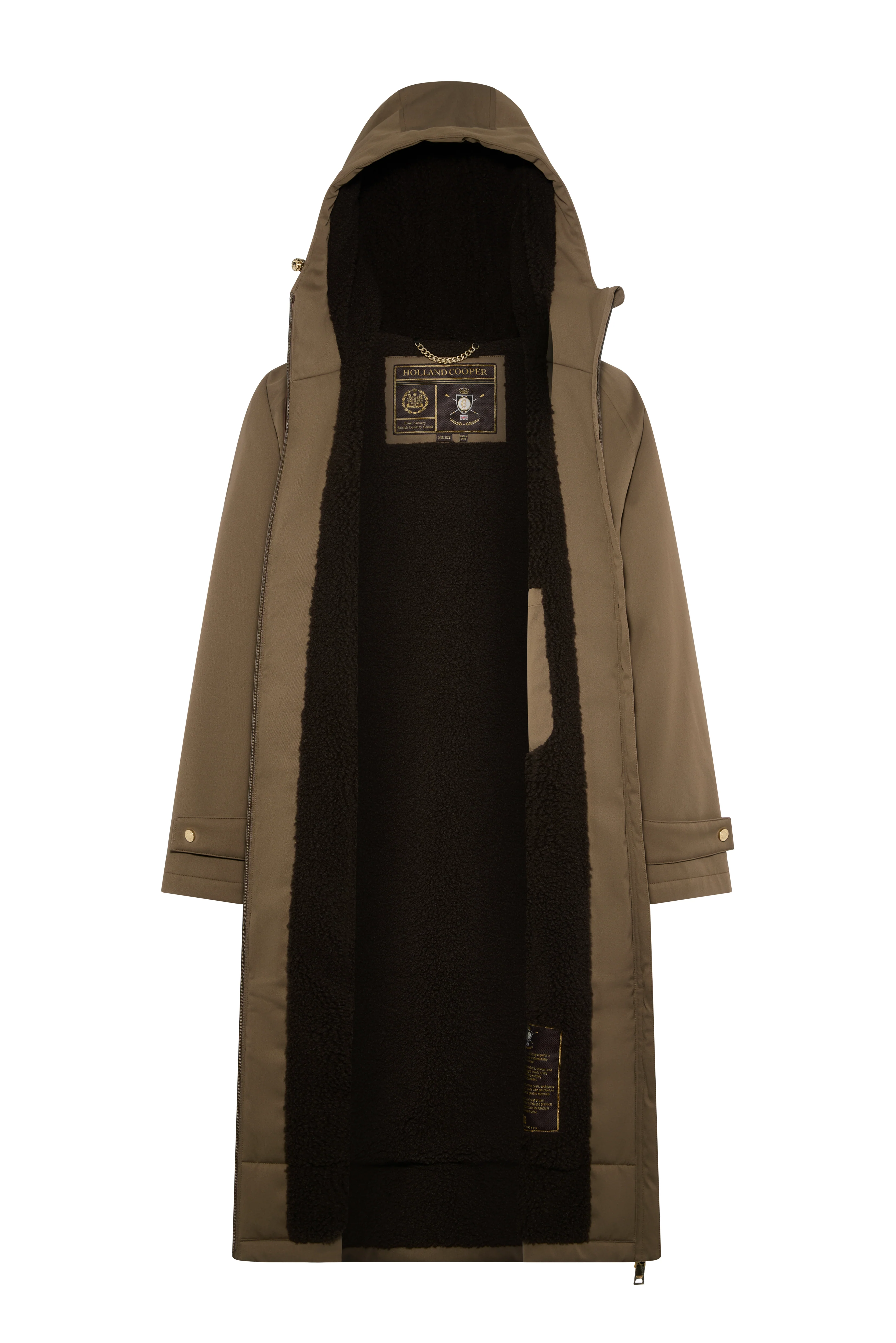 One-Size Waterproof Coat (Mink) - Image 9