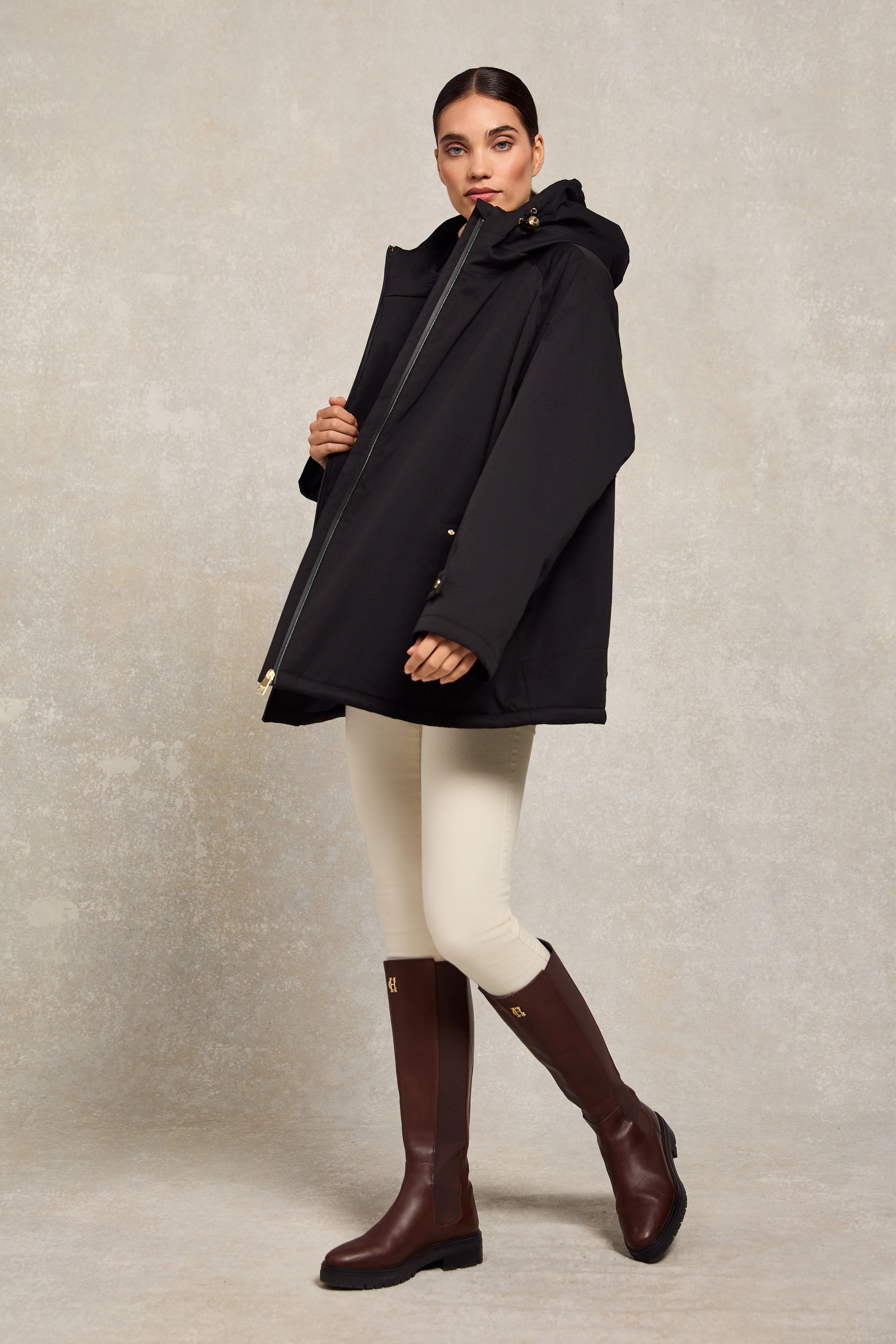 One-Size Waterproof Jacket (Black) - Image 2