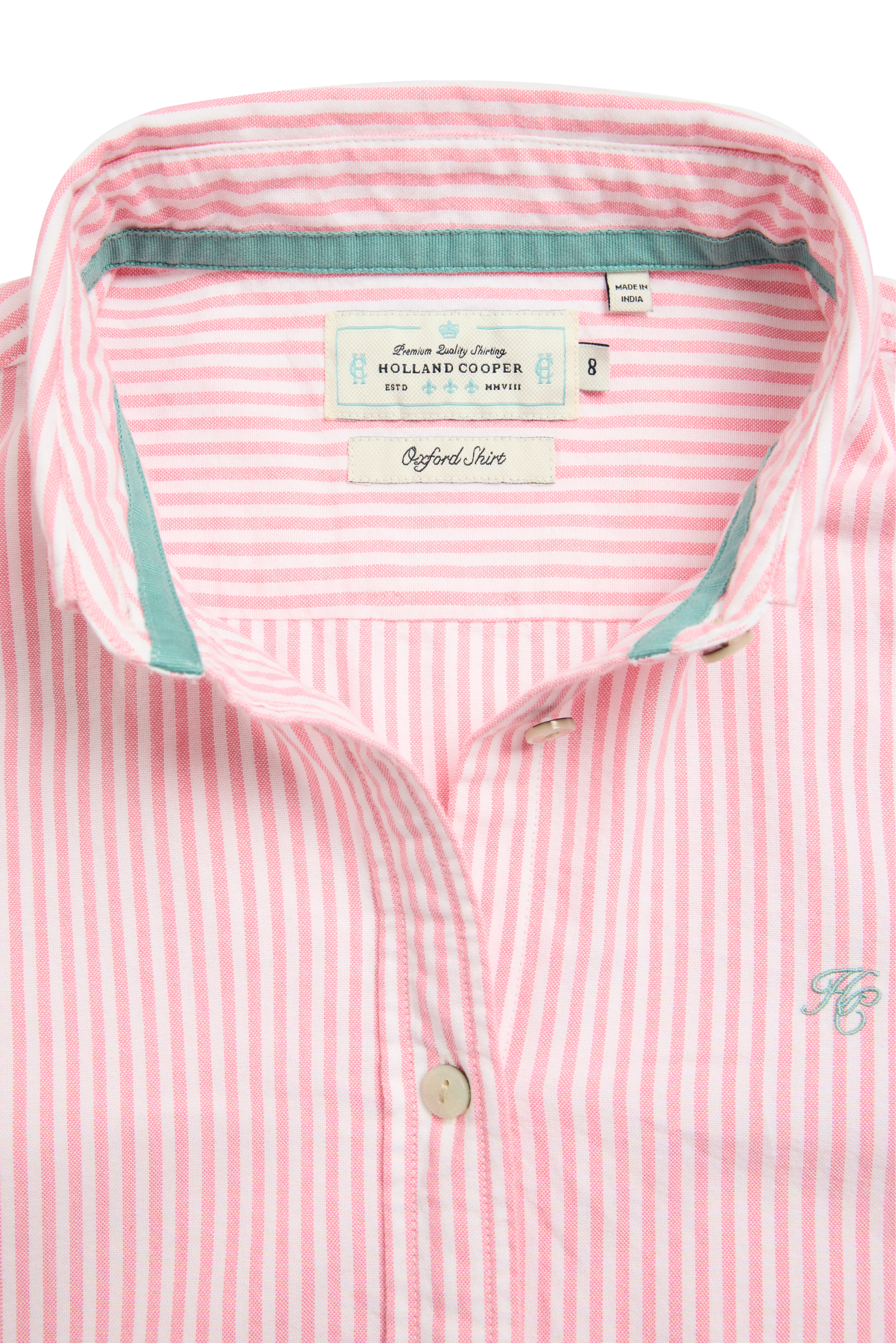 Oxford Shirt (City Pink Stripe) - Image 7
