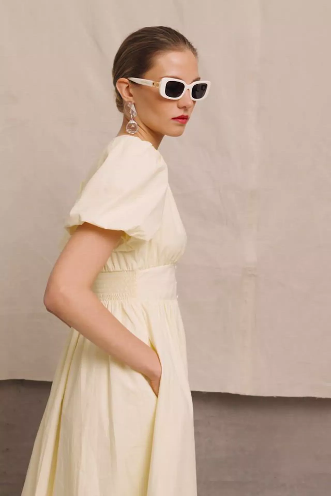 Paige Dress (Lemon) - Image 5