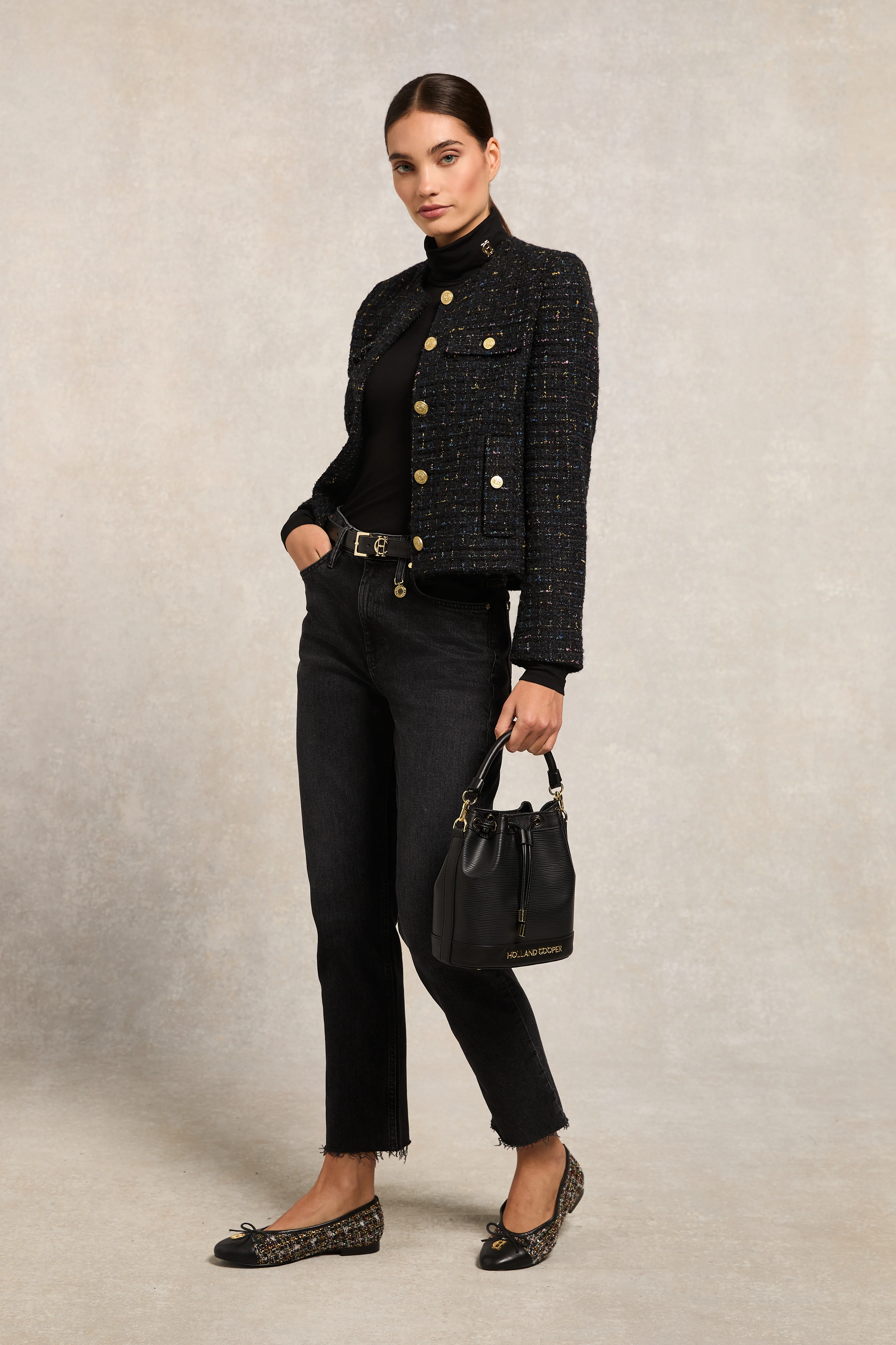 Paige Roll Neck (Black) - Image 3