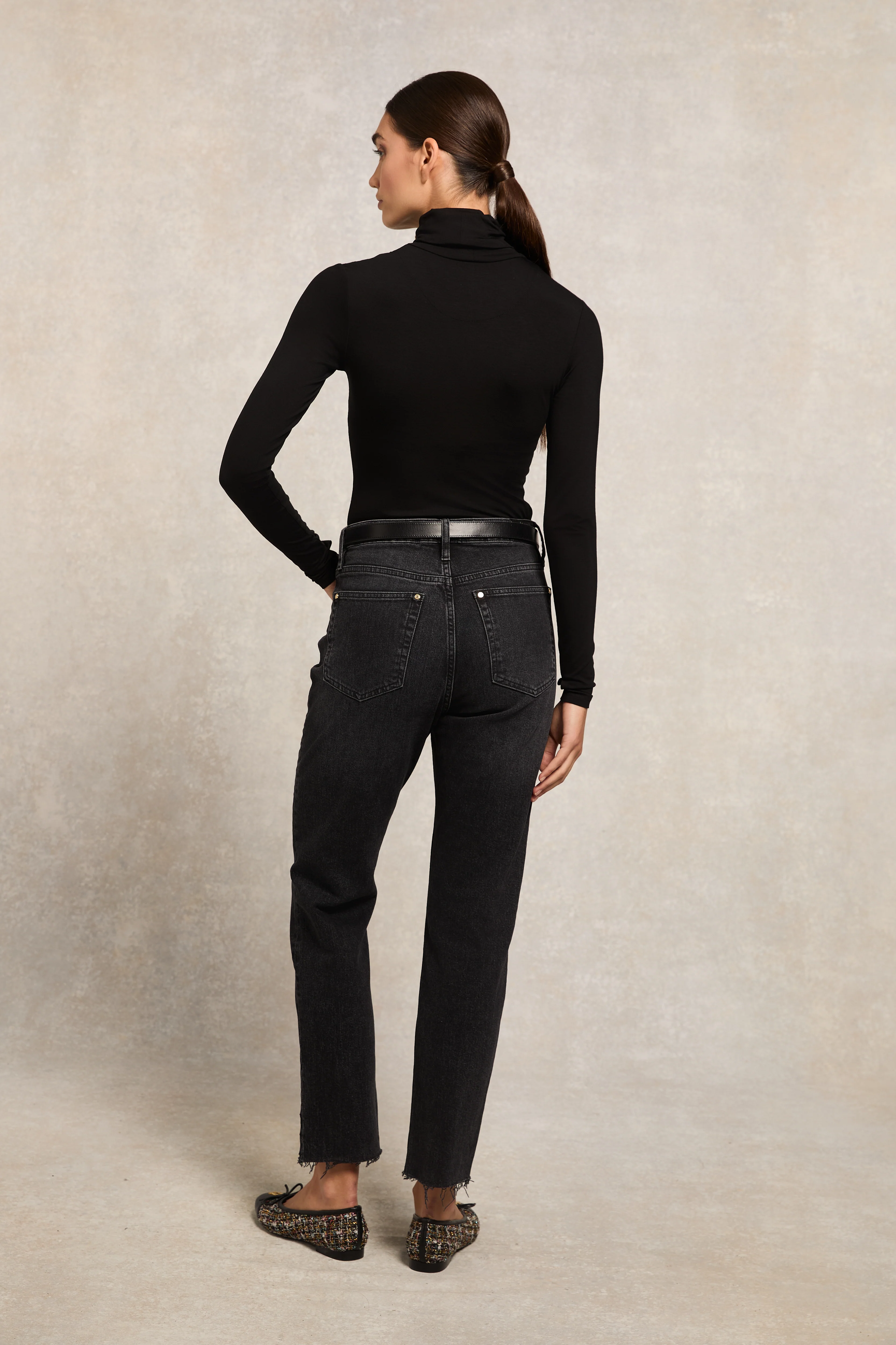 Paige Roll Neck (Black) - Image 5
