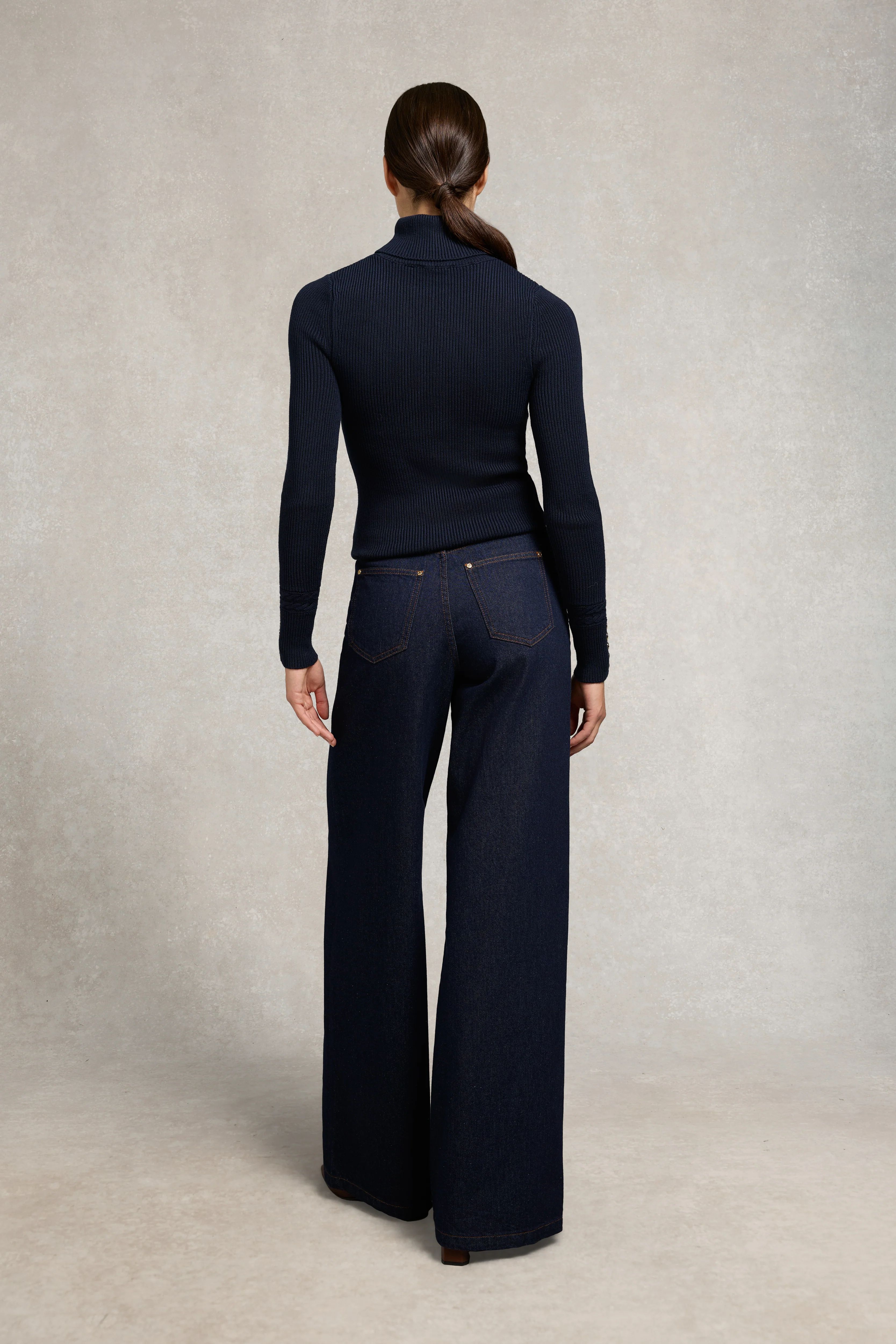 Painswick Roll Neck Knit (Ink Navy) - Image 5