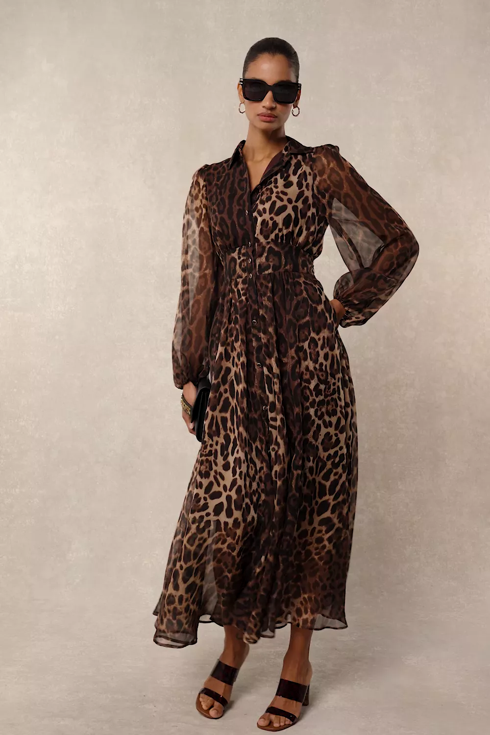 Paros Shirt Dress (Leopard Print) - Image 5