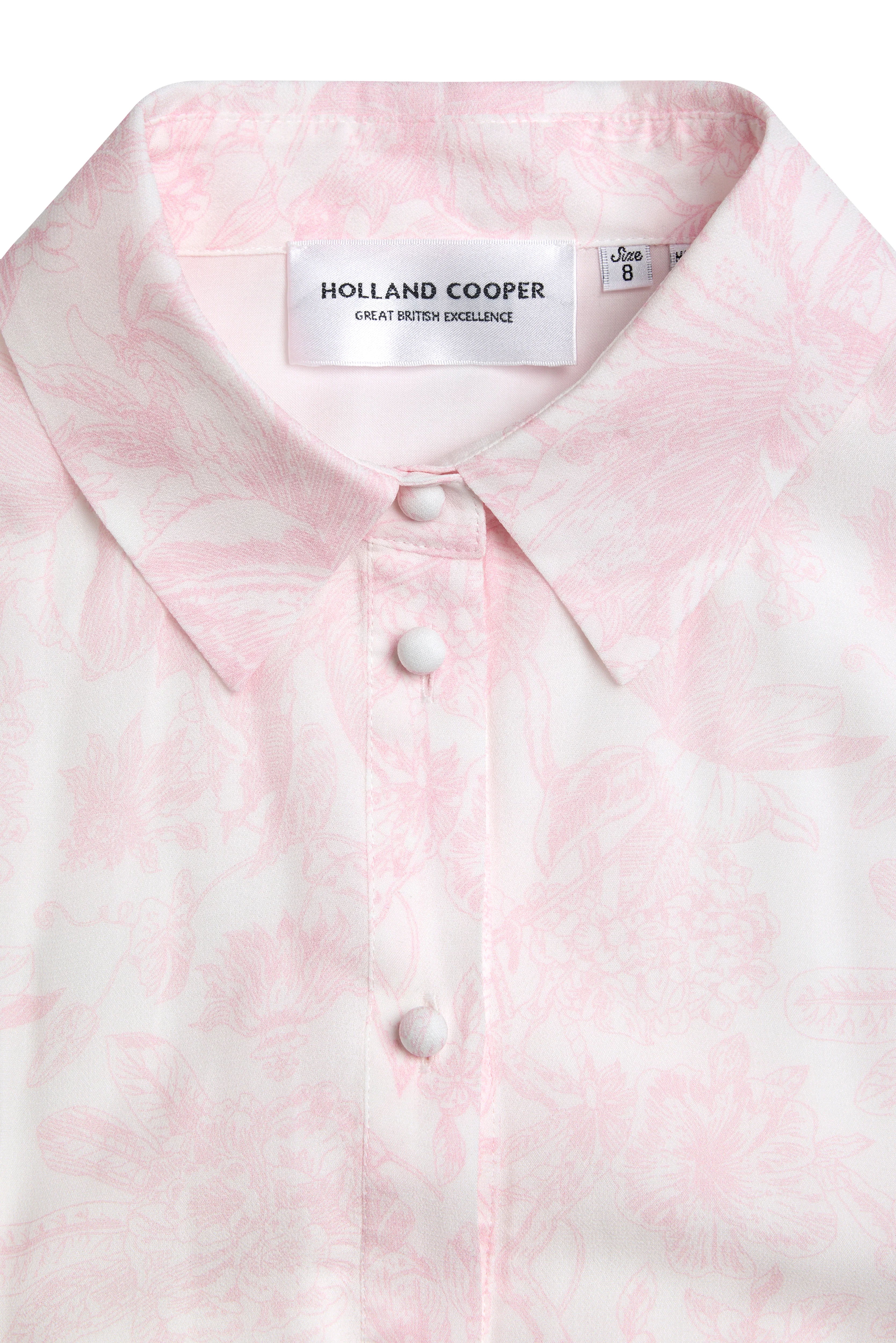Paros Shirt Dress (Tropical Pink Paisley) - Image 7