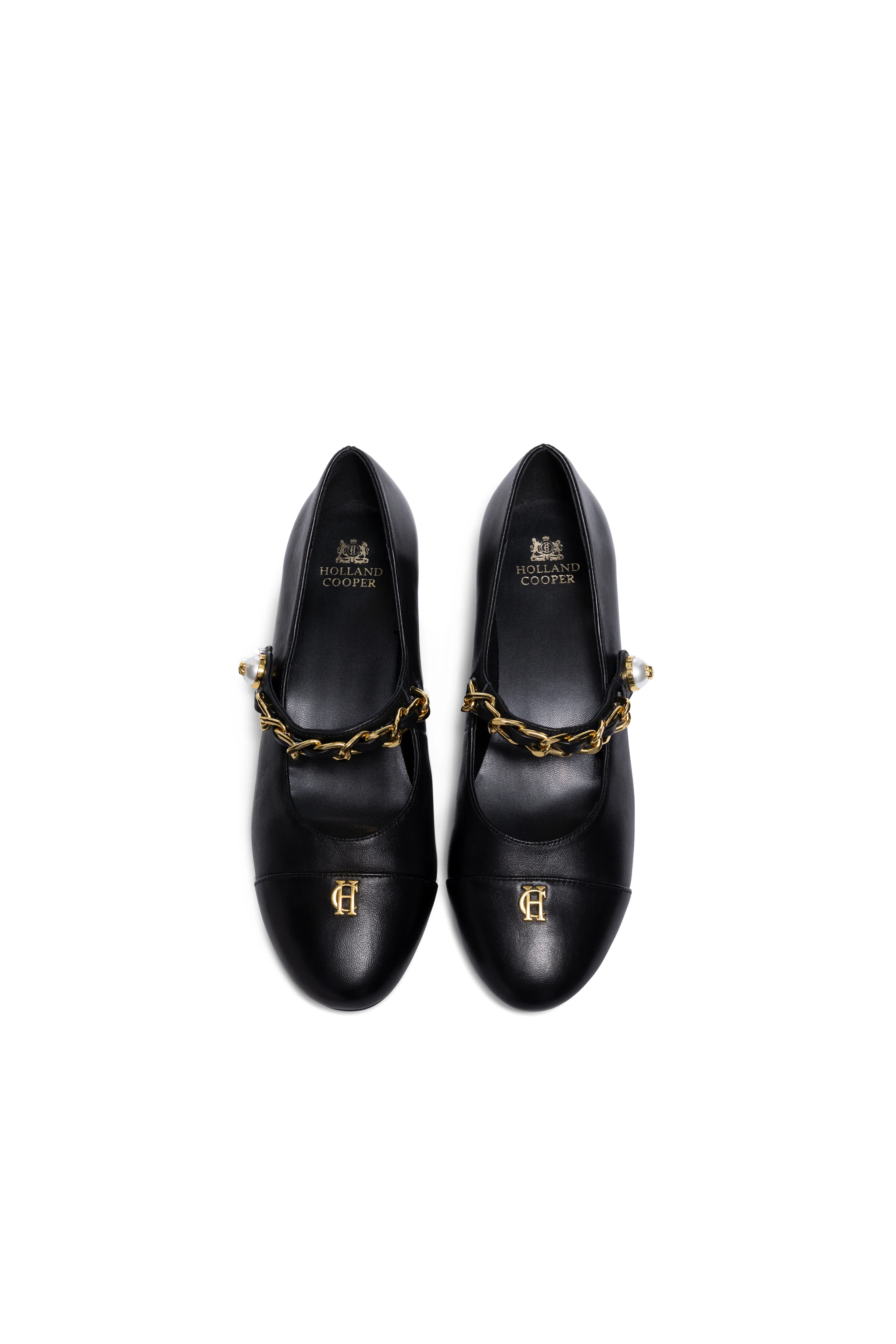 Pearl Ballet Mid Heel (Black) - Image 4