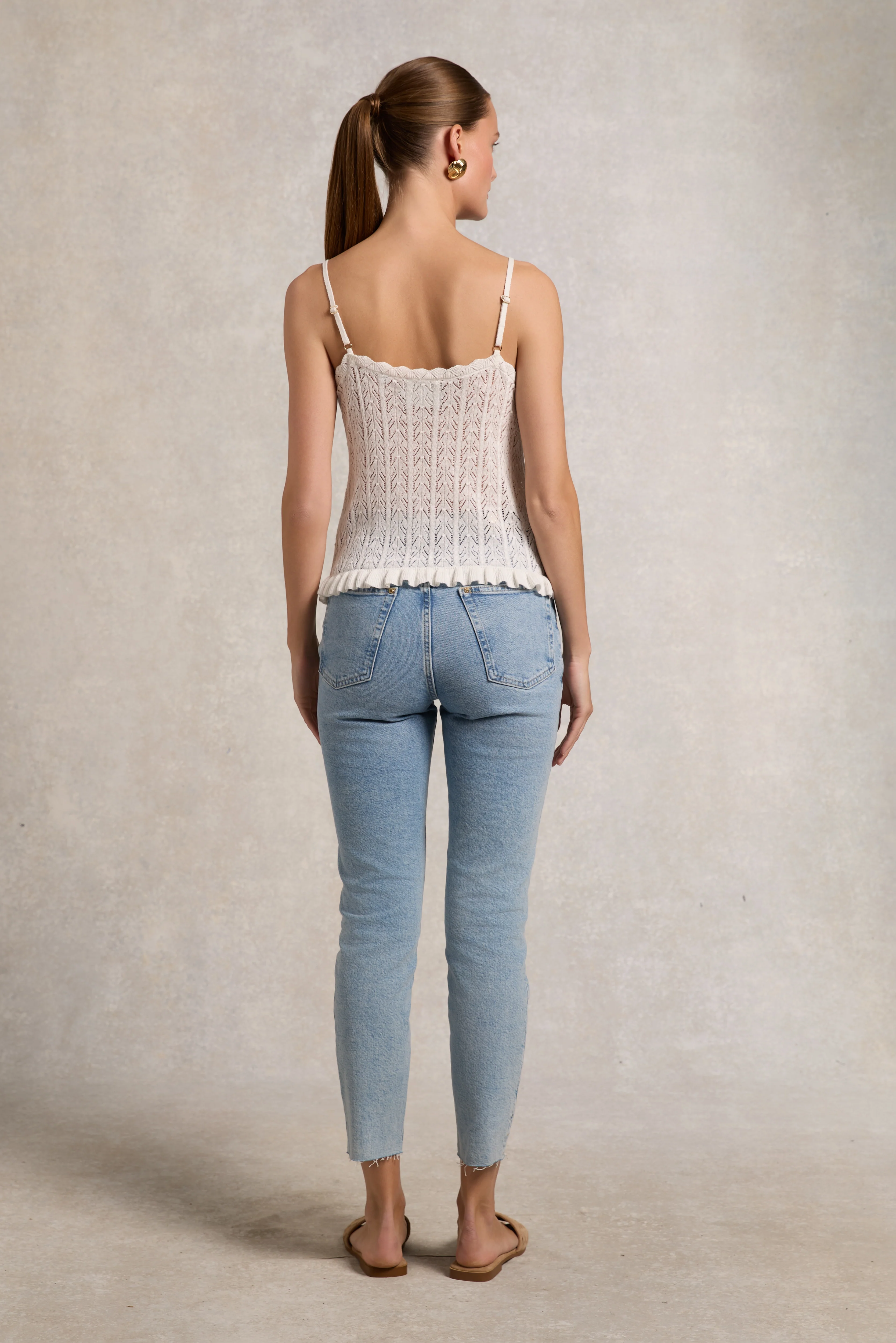 Pointelle Cami (Natural) - Image 5