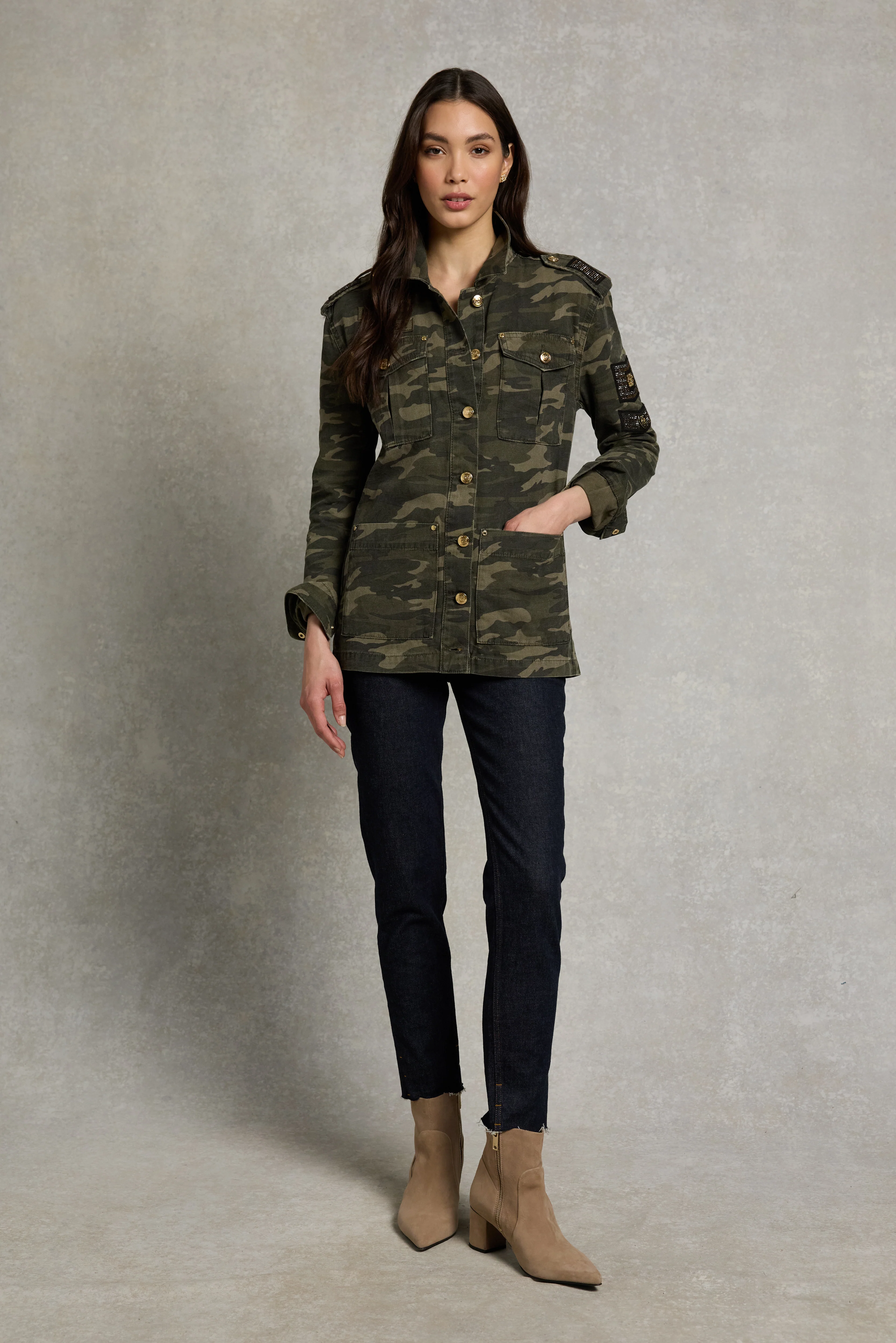 Premium Artillery Jacket (Washed Camo) - Image 2