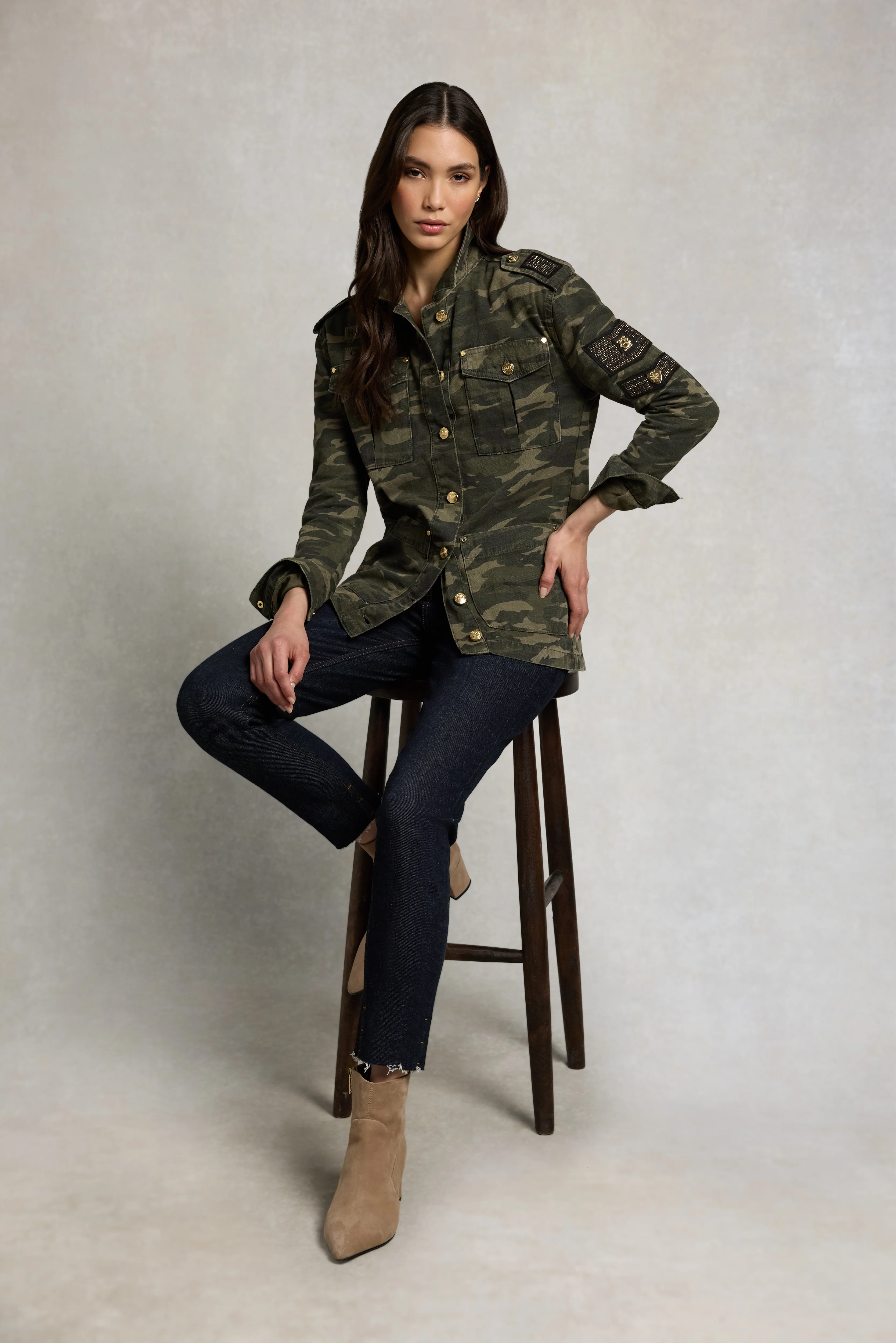 Premium Artillery Jacket (Washed Camo) - Image 3