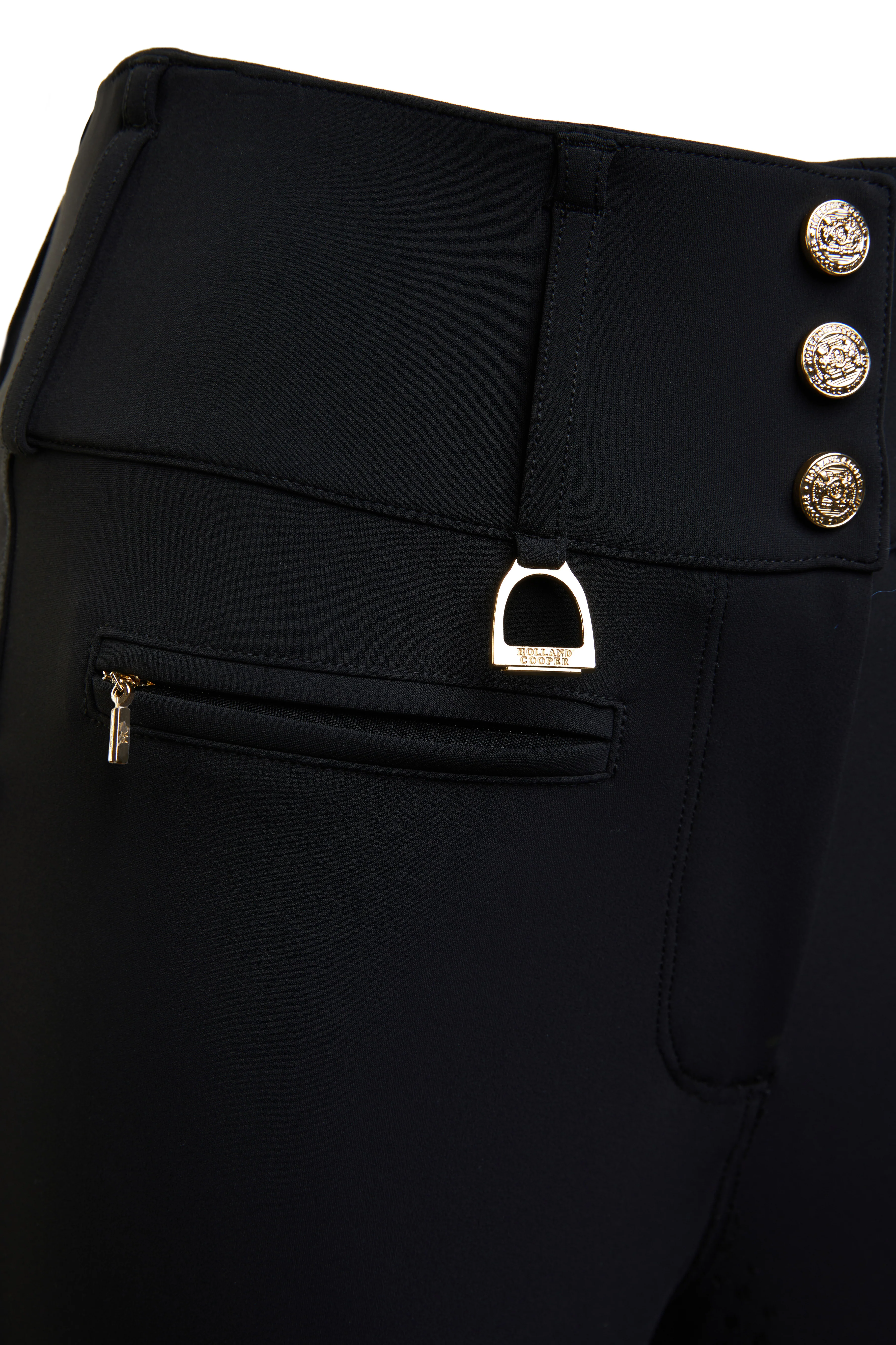 Premium High Rise Breeches (Black) - Image 11