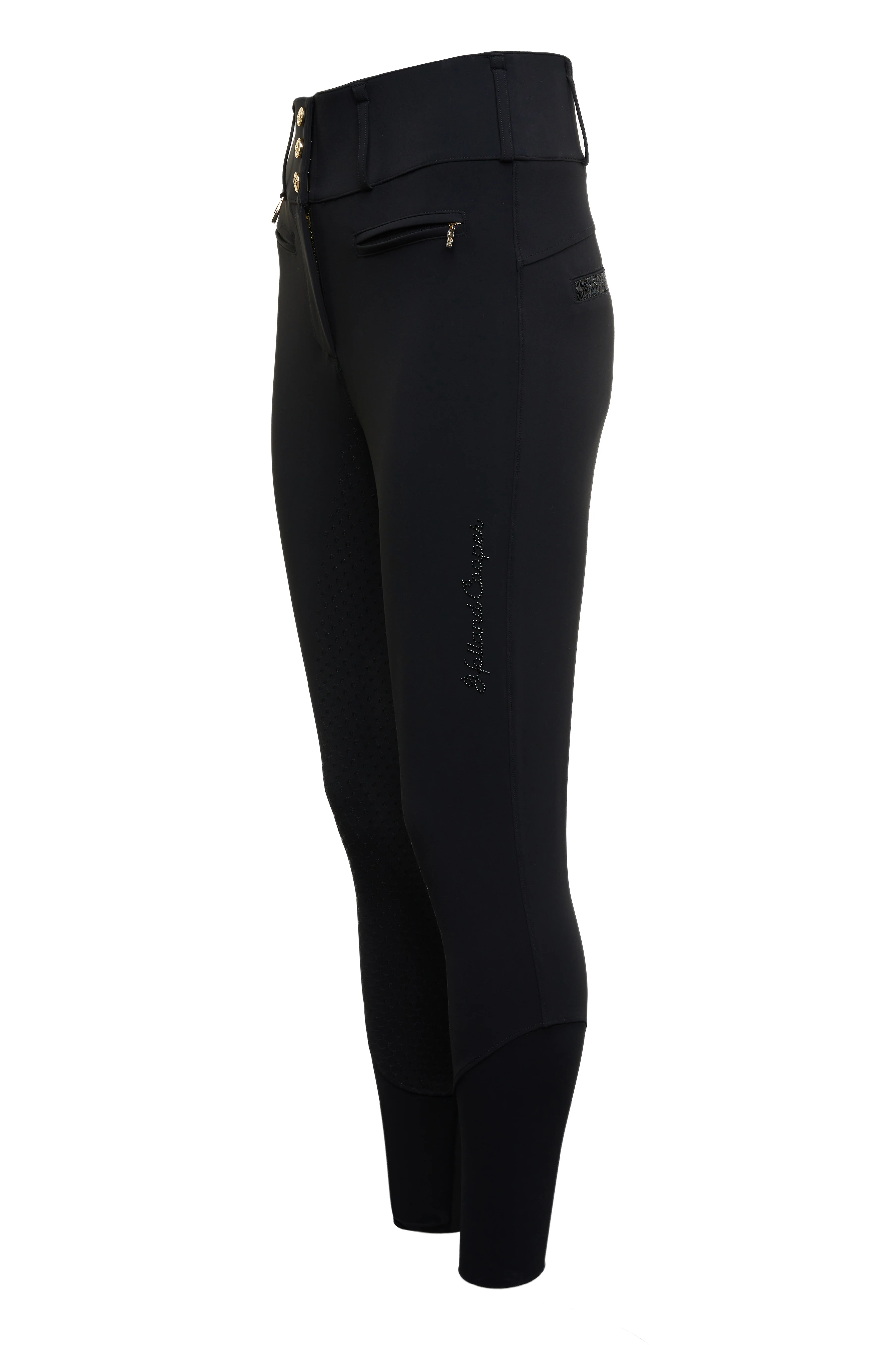 Premium High Rise Breeches (Black) - Image 15