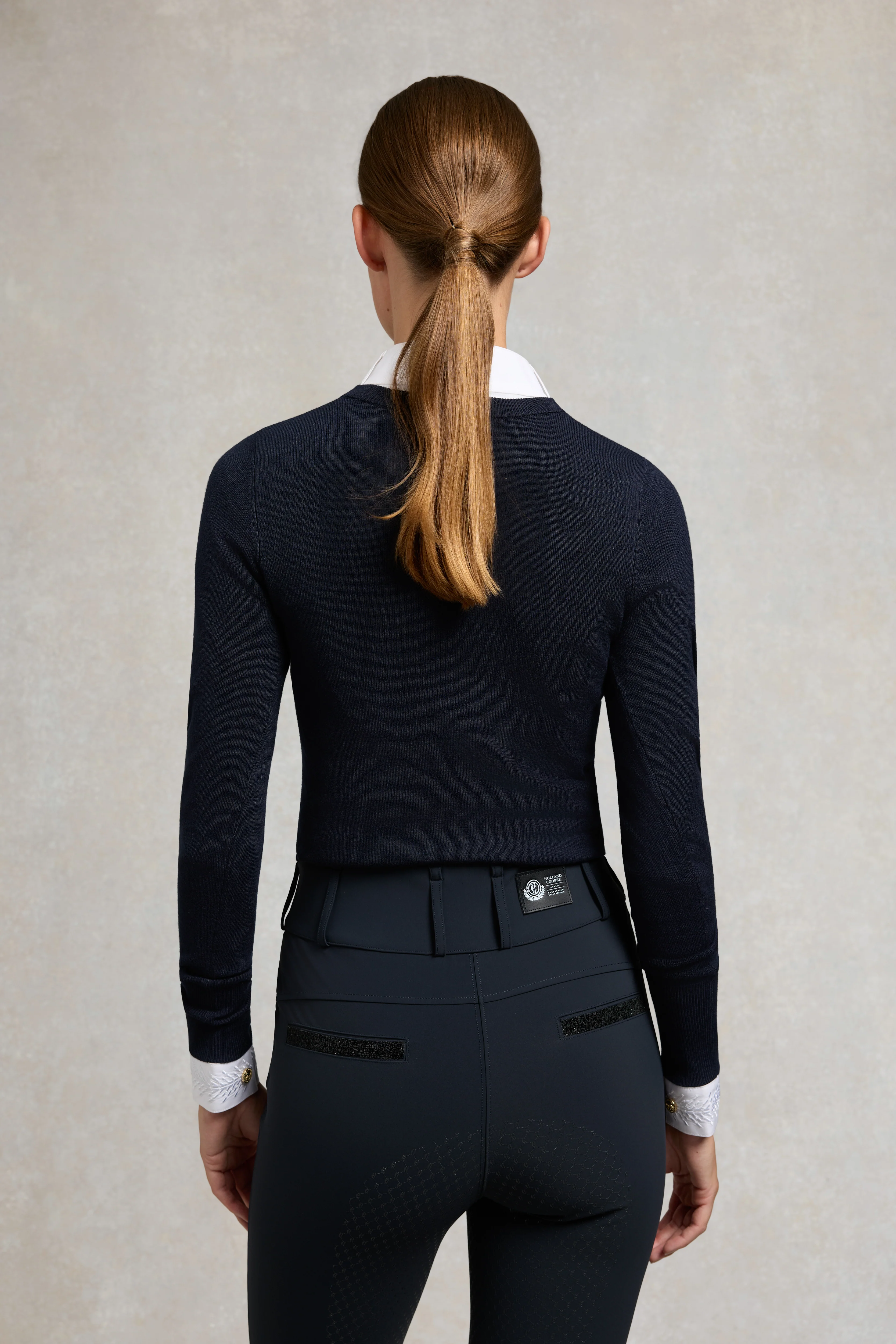Premium High Rise Breeches (Ink Navy) - Image 6
