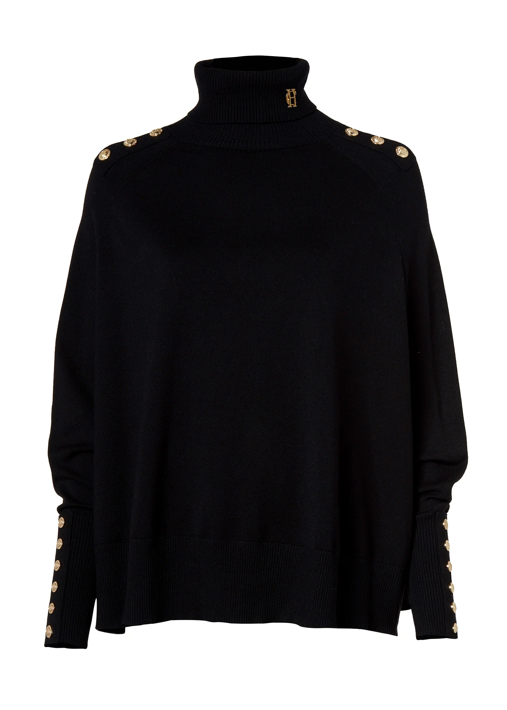 Queensbury Cape Knit (Black) - Image 4