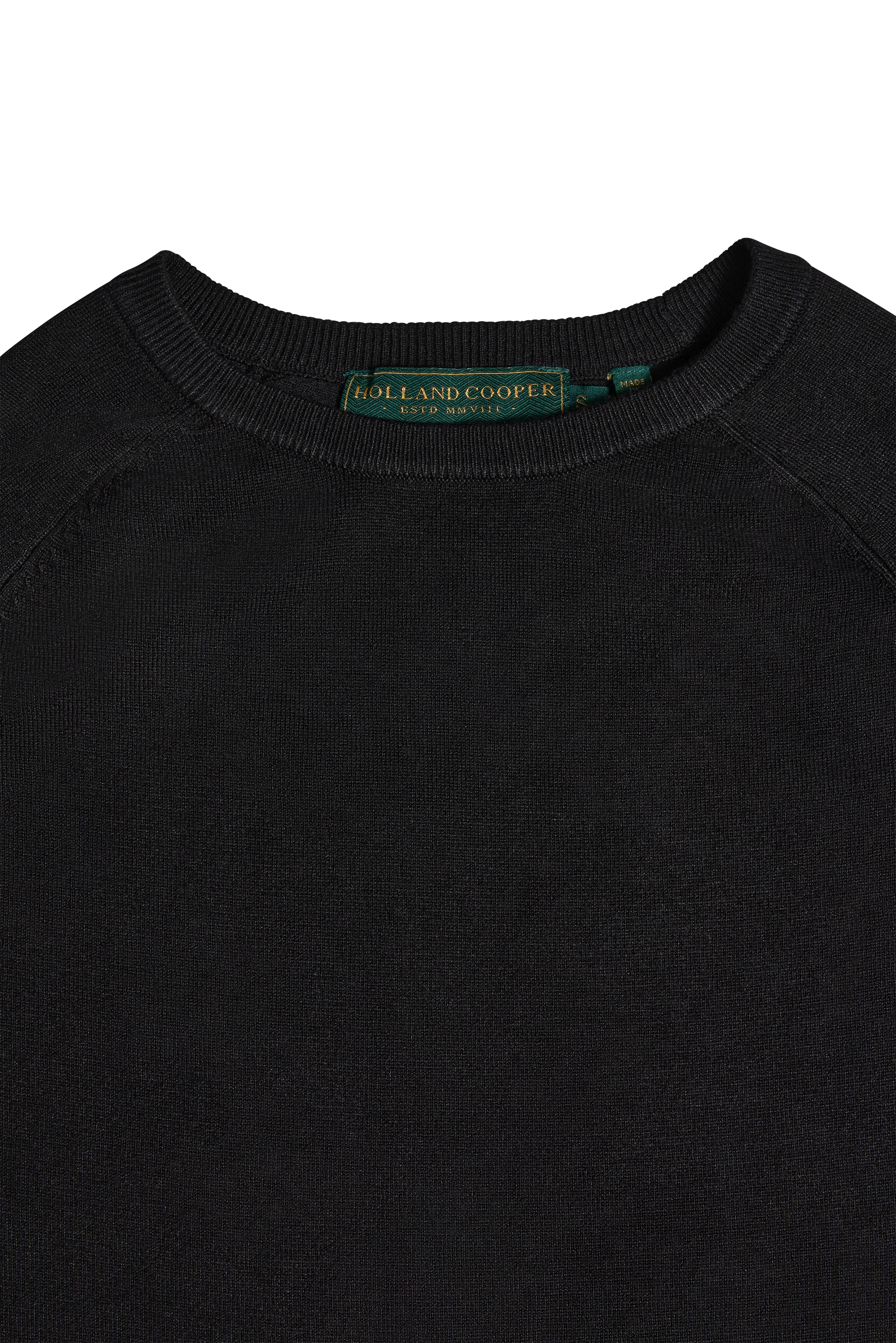 Queensbury Crew Neck Knit (Black) - Image 7
