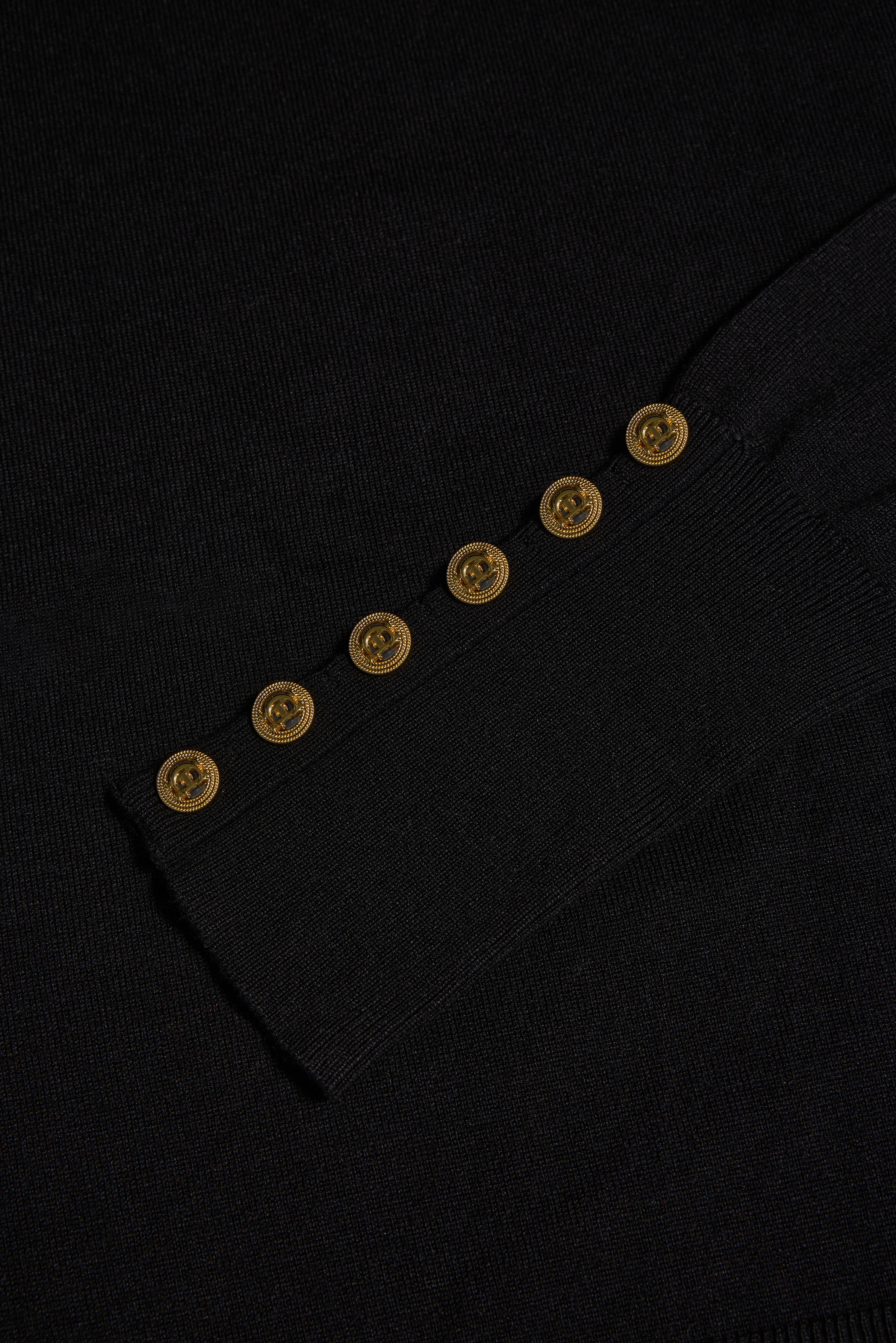 Queensbury Crew Neck Knit (Black) - Image 8